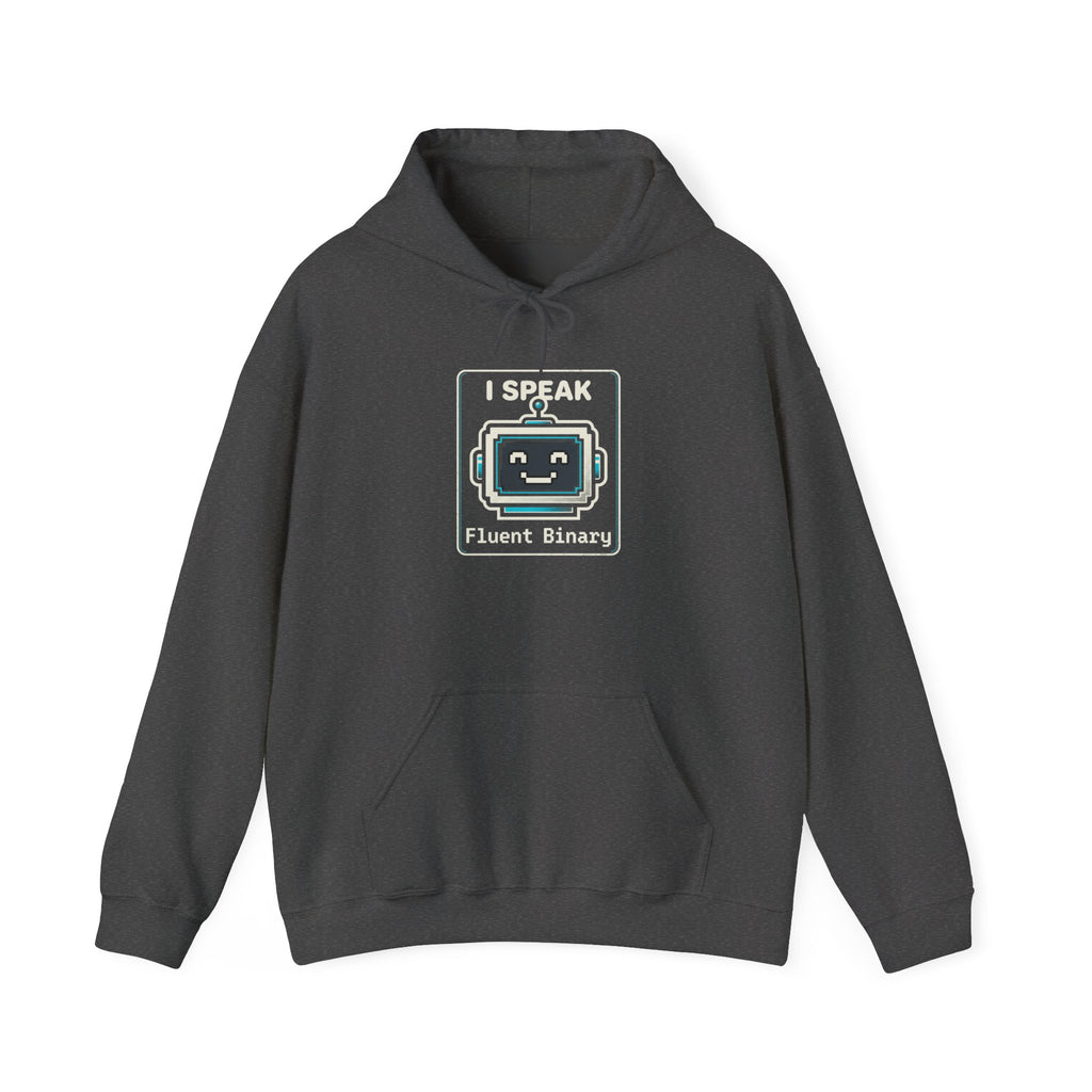 "I Speak Fluent Binary" Funny IT Programmer Humor Hoodie