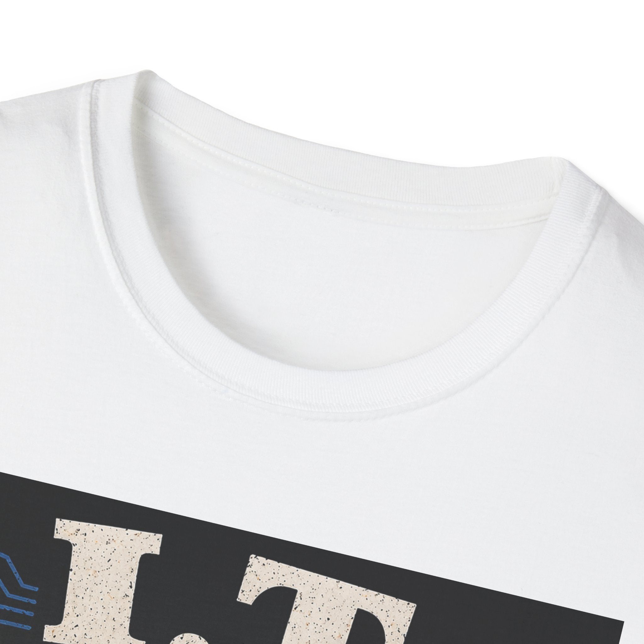 "I.T. Because Panic Is Not a Solution" Funny IT Tech Humor T-Shirt Tech Support Tee