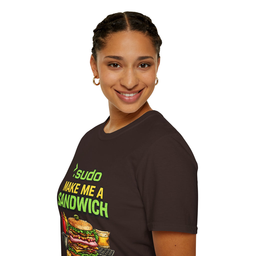 ">. Sudo Make Me a Sandwich" Funny IT T-Shirt — Programmer Tech Humor Tee