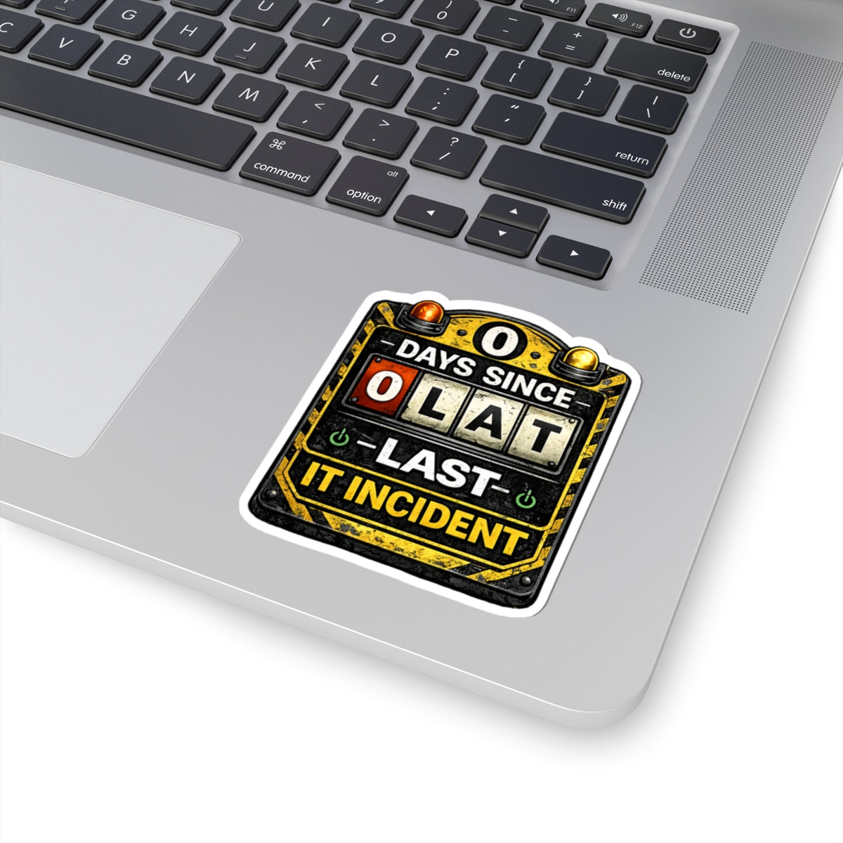 "0 Days Since Last IT Incident" Tech Humor Funny IT Kiss-Cut Stickers IT Humor
