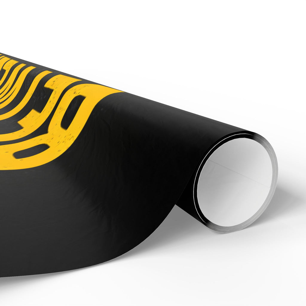 "Problem Exists Between Chair & Keyboard" Funny IT Holiday Gift Wrap Funny Gamer Wrapping Paper