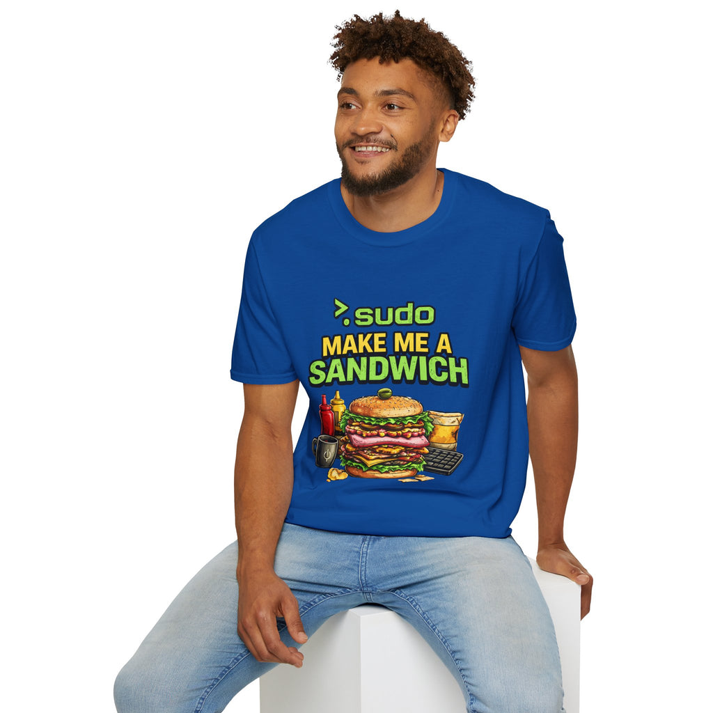 ">. Sudo Make Me a Sandwich" Funny IT T-Shirt — Programmer Tech Humor Tee