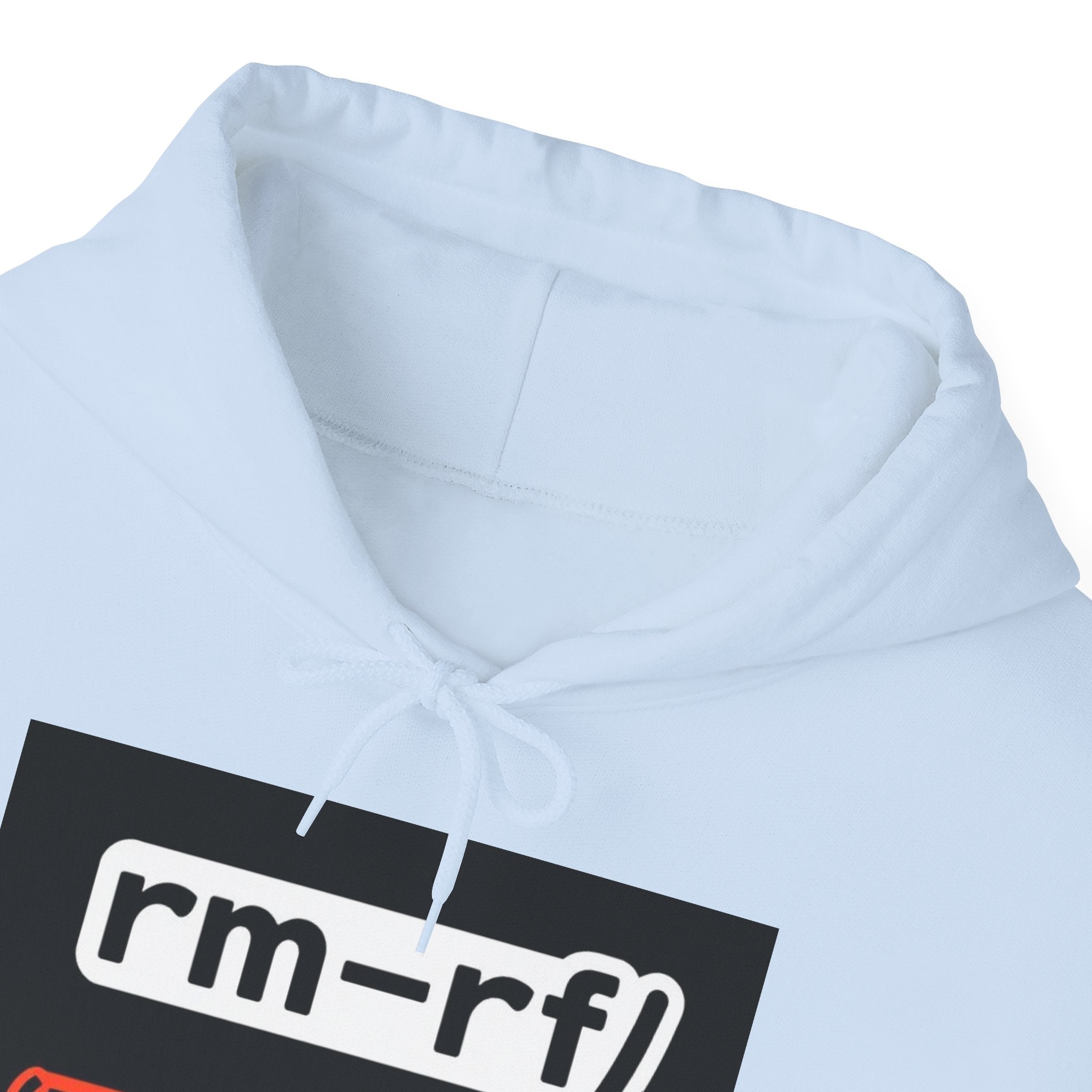 "rm–rf/ (Don't Try This)" — Funny Linux/Devops Command Hoodie