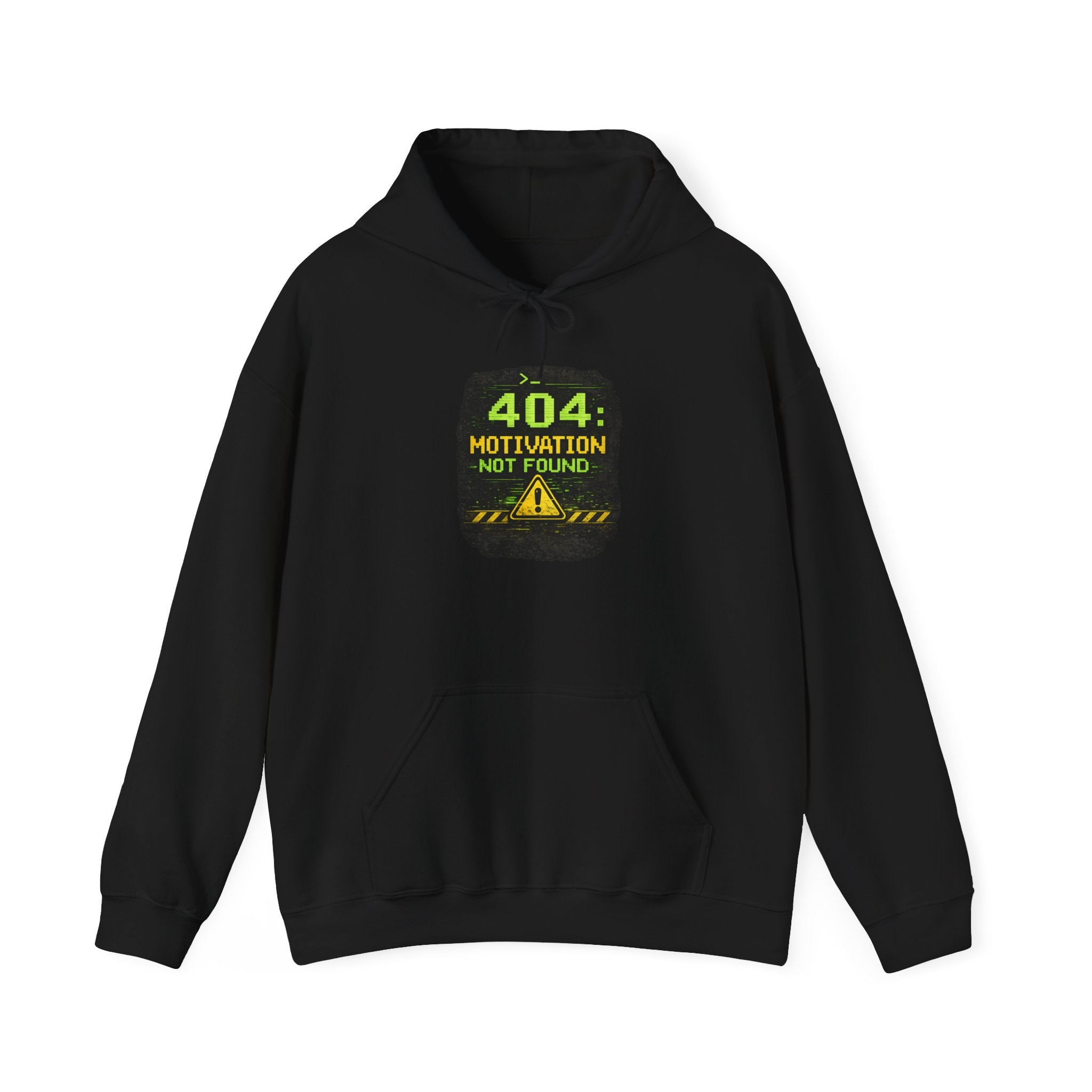 "Error 404 Motivation Not Found" IT Humor Unisex Heavy Blend™ Hoodie