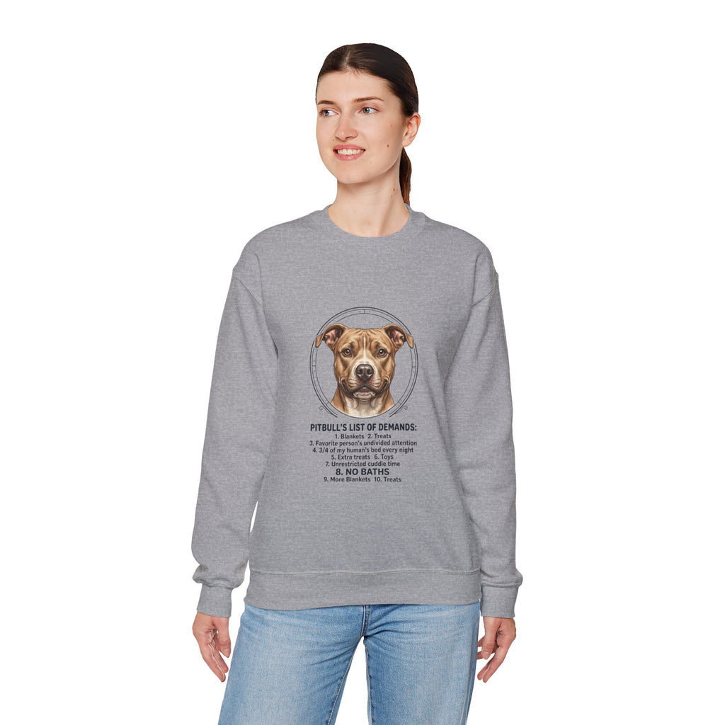 Pitbull Mom Sweatshirt | dog mom, fur baby, rescue pride