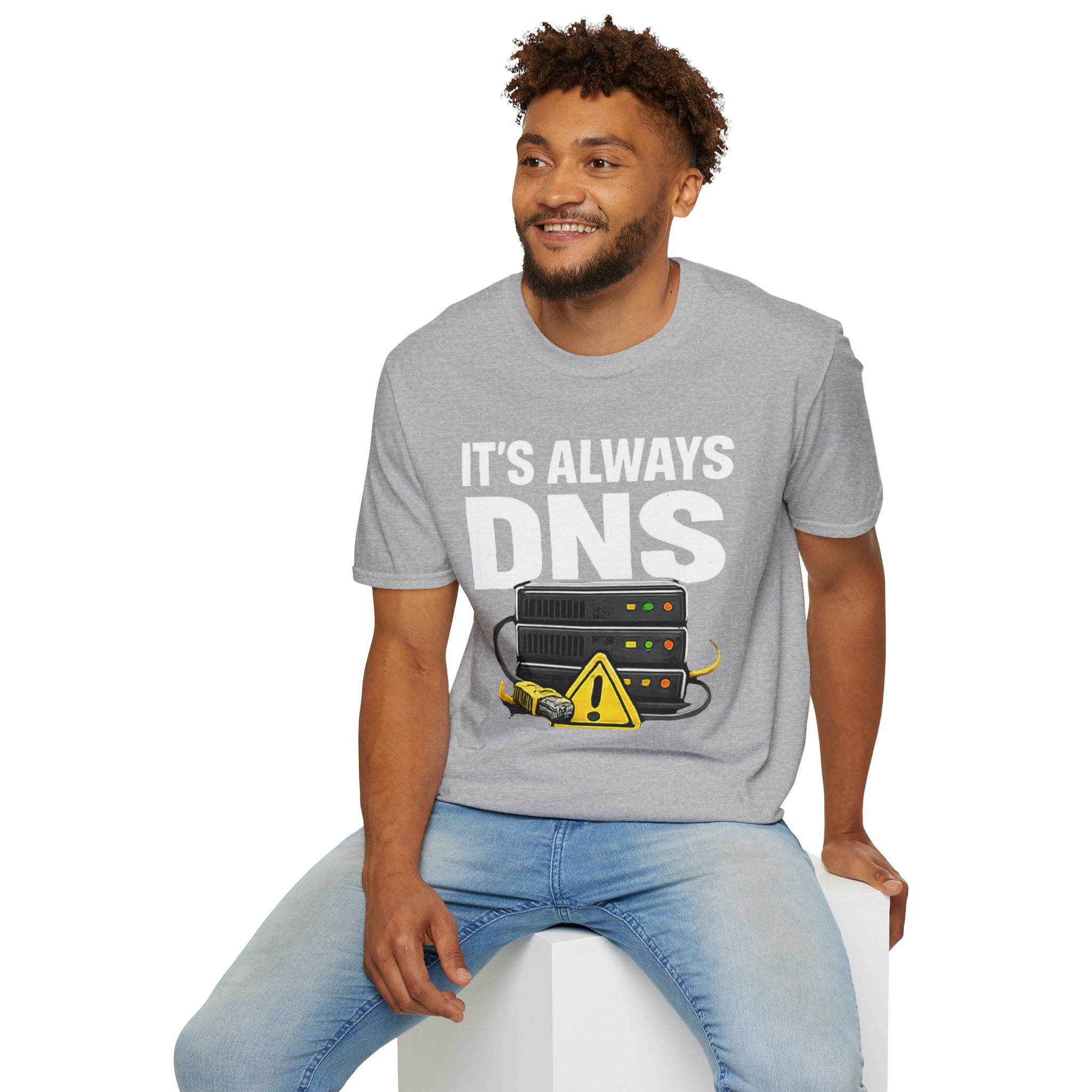 "It's Always DNS" Funny IT Tech Humor T-Shirt