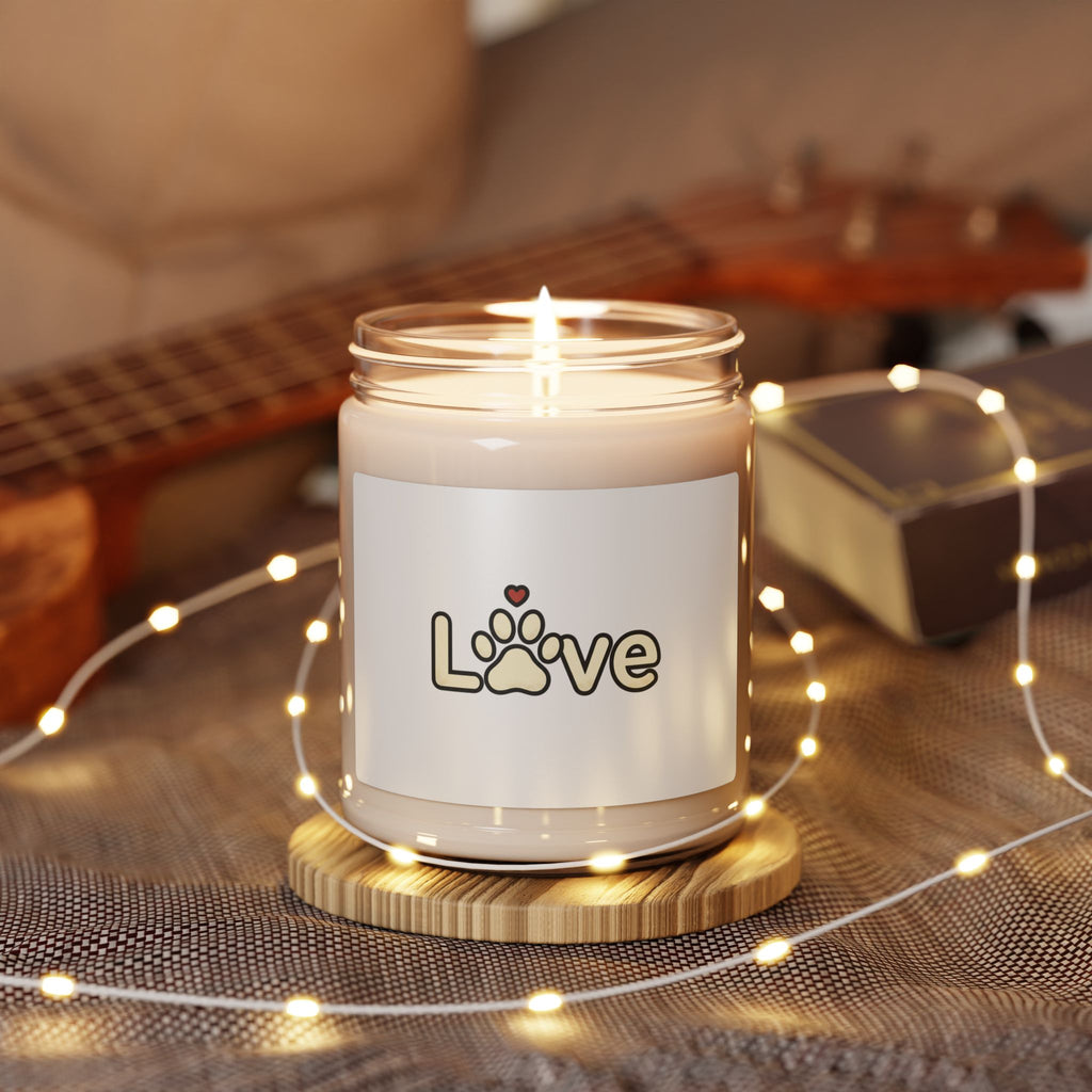 Love Paw Logo Candle,  | Dog Mom Dog Dad, Fur Baby Soy Jar Candle