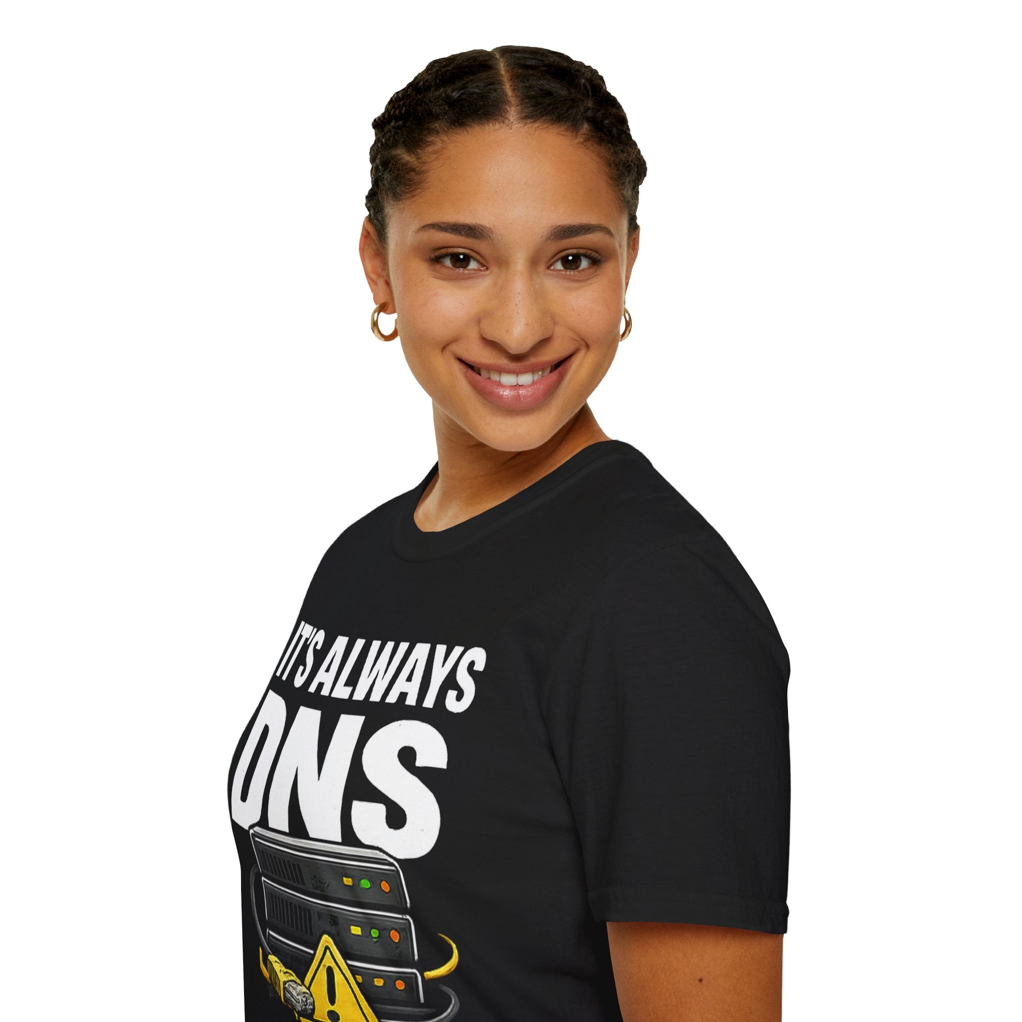 "It's Always DNS" Funny IT Tech Humor T-Shirt