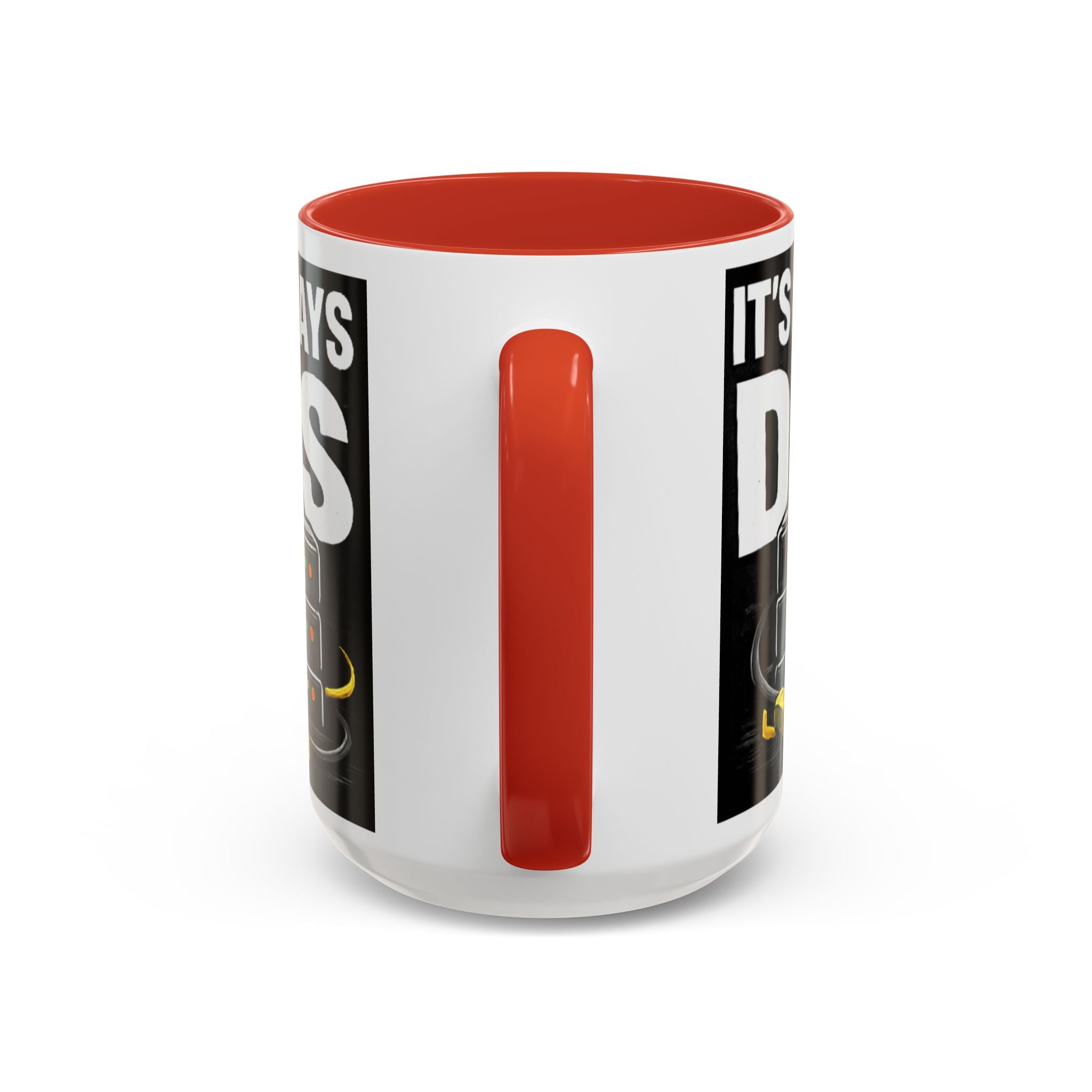 "It's Always DNS" IT Humor Accent Coffee Mug (11, 15oz)