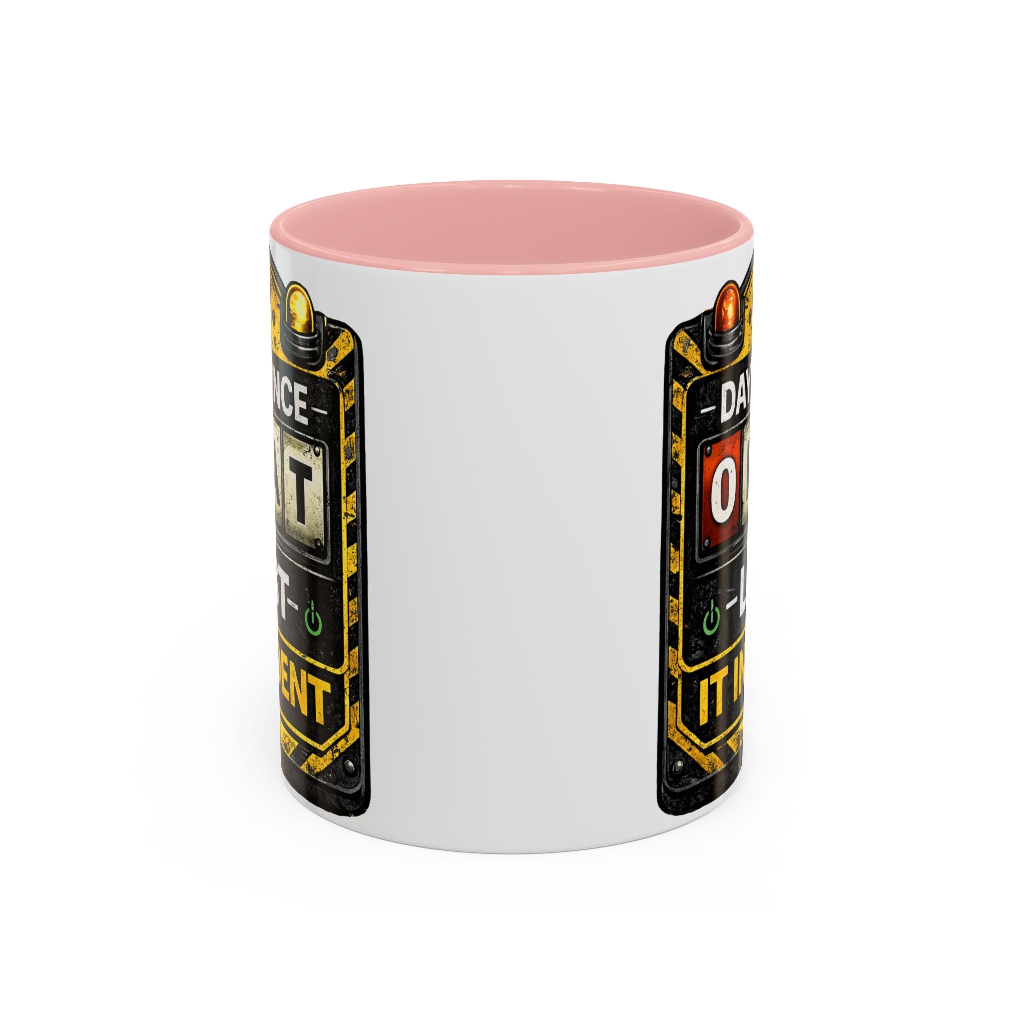 "0 Days Since Last IT Incident" IT Humor Accent Coffee Mug (11, 15oz)