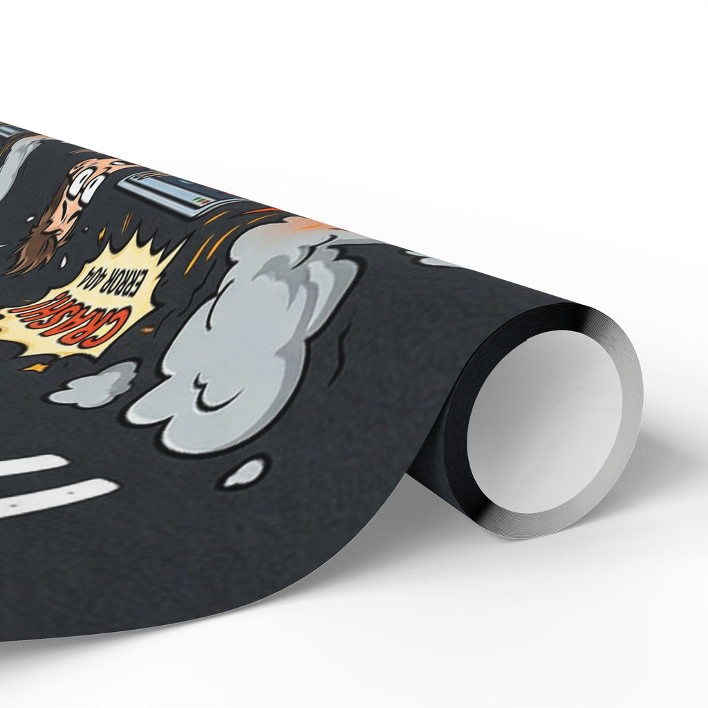 "ChatGBT Said It Would Work"  Funny IT AI Fail Design (Father's Day Gift Wrap) Tech Humor Wrapping Paper Office Gift