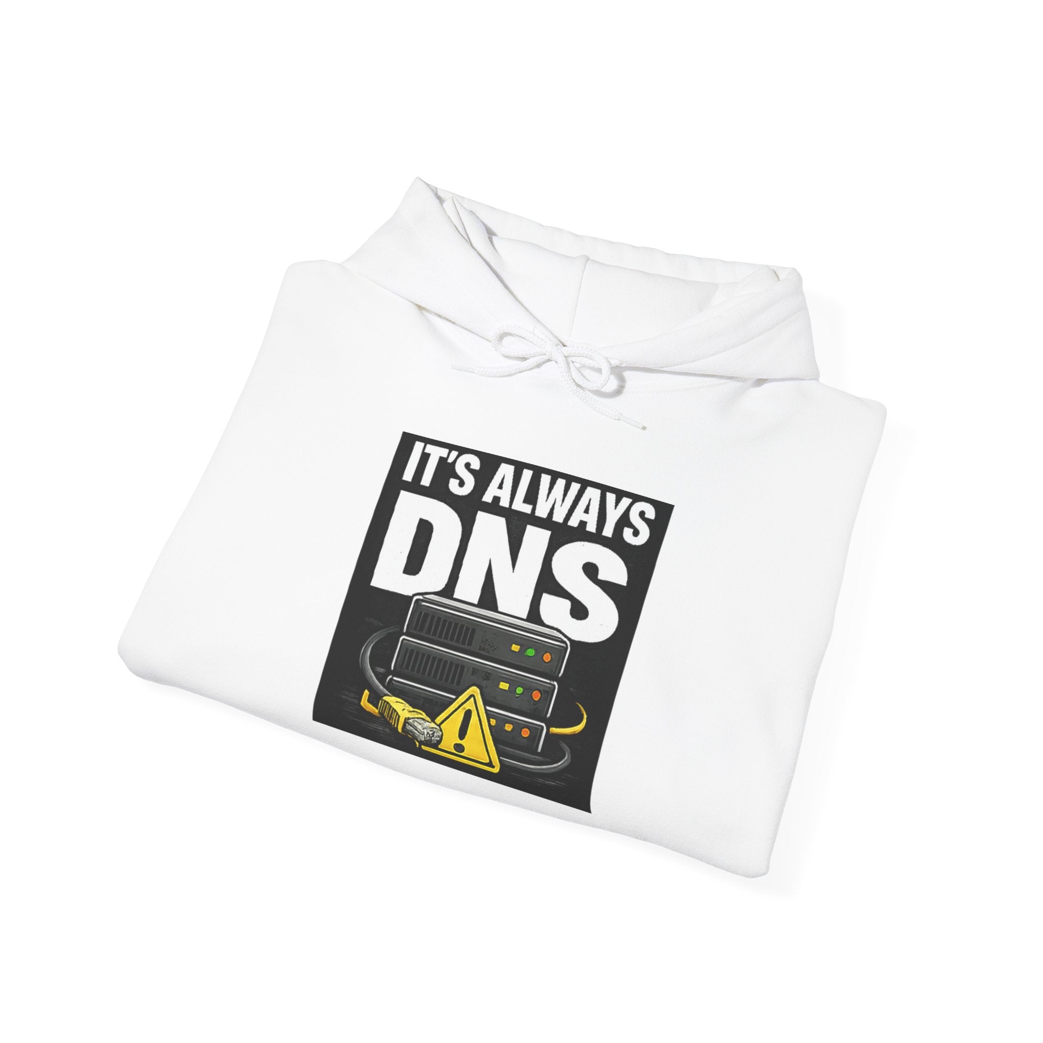 "It's Always DNS" IT Humor Unisex Heavy Blend™ Hoodie