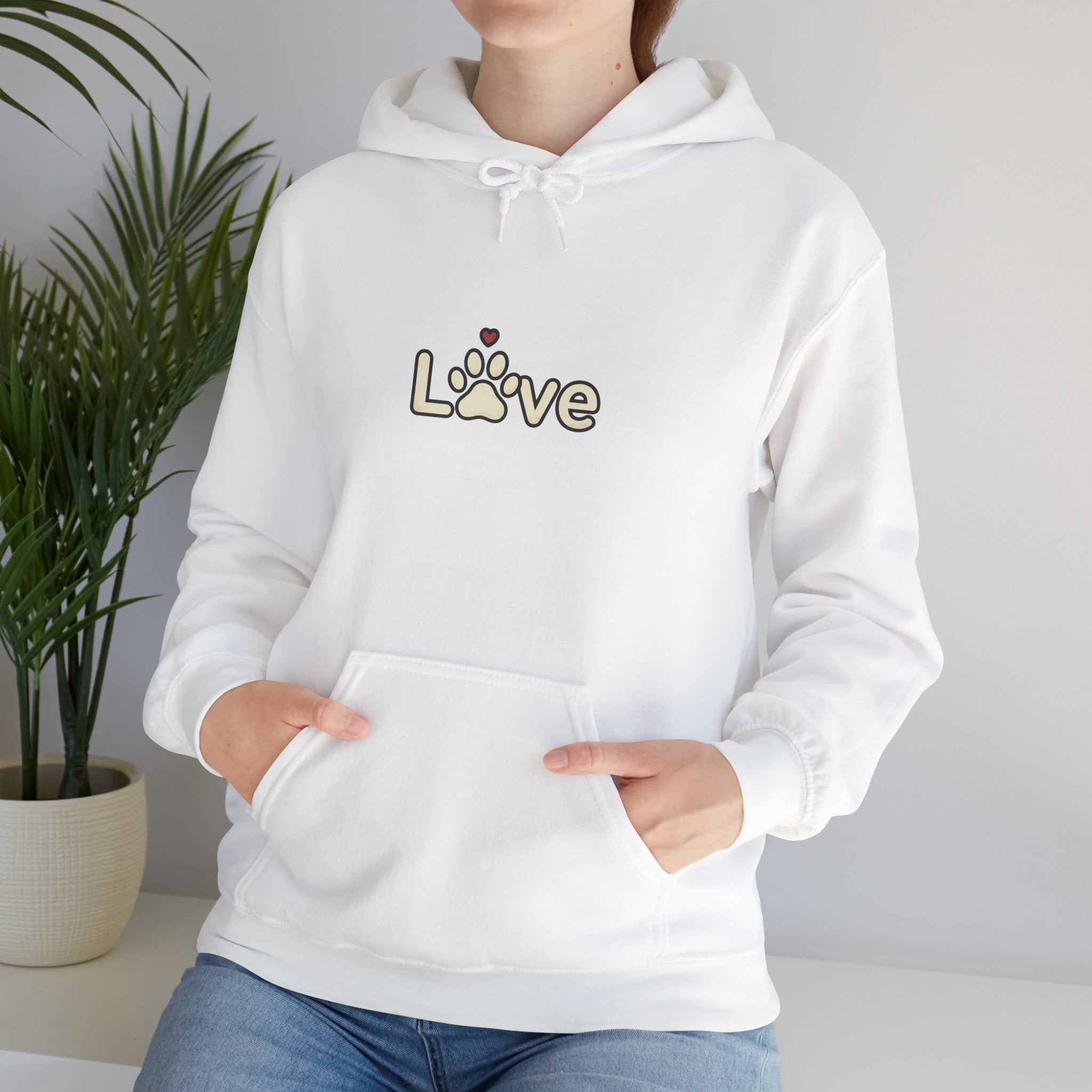 Dog Mom Love Hoodie | dog mom, fur baby, rescue pride