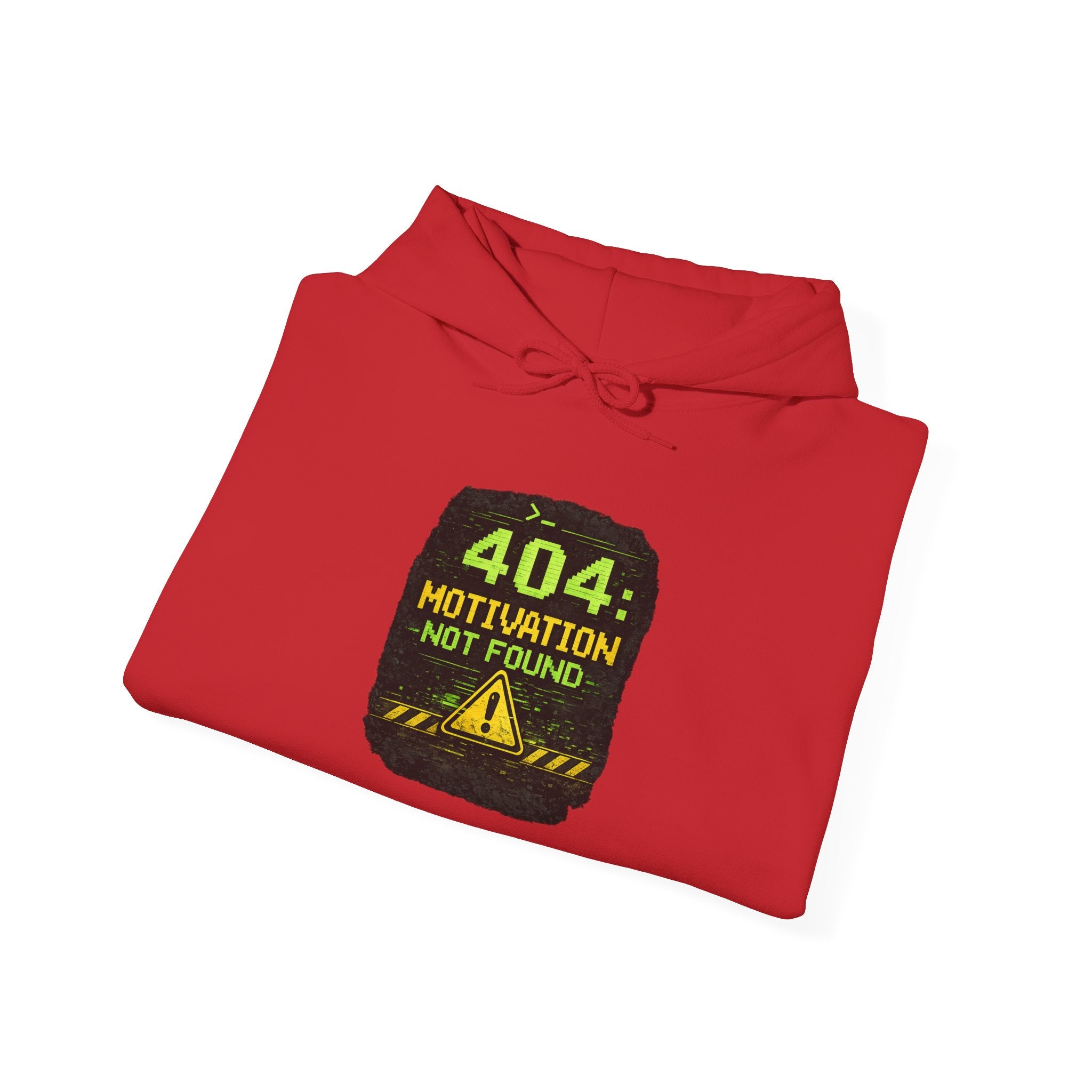 "Error 404 Motivation Not Found" IT Humor Unisex Heavy Blend™ Hoodie