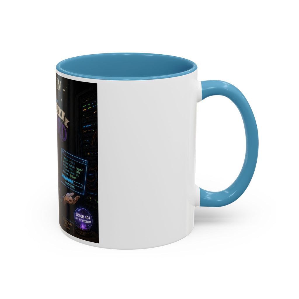 "I Work in IT... I'm Basically a Wizard" Funny IT Tech Support Humor Coffee Mug