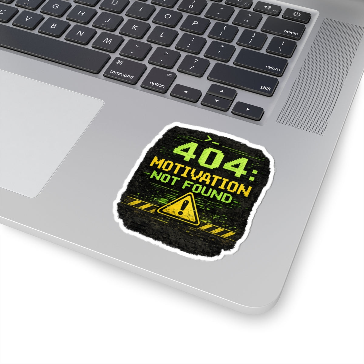 "Error 404 Motivation Not Found" Geek Tech Humor Funny IT Kiss-Cut Stickers