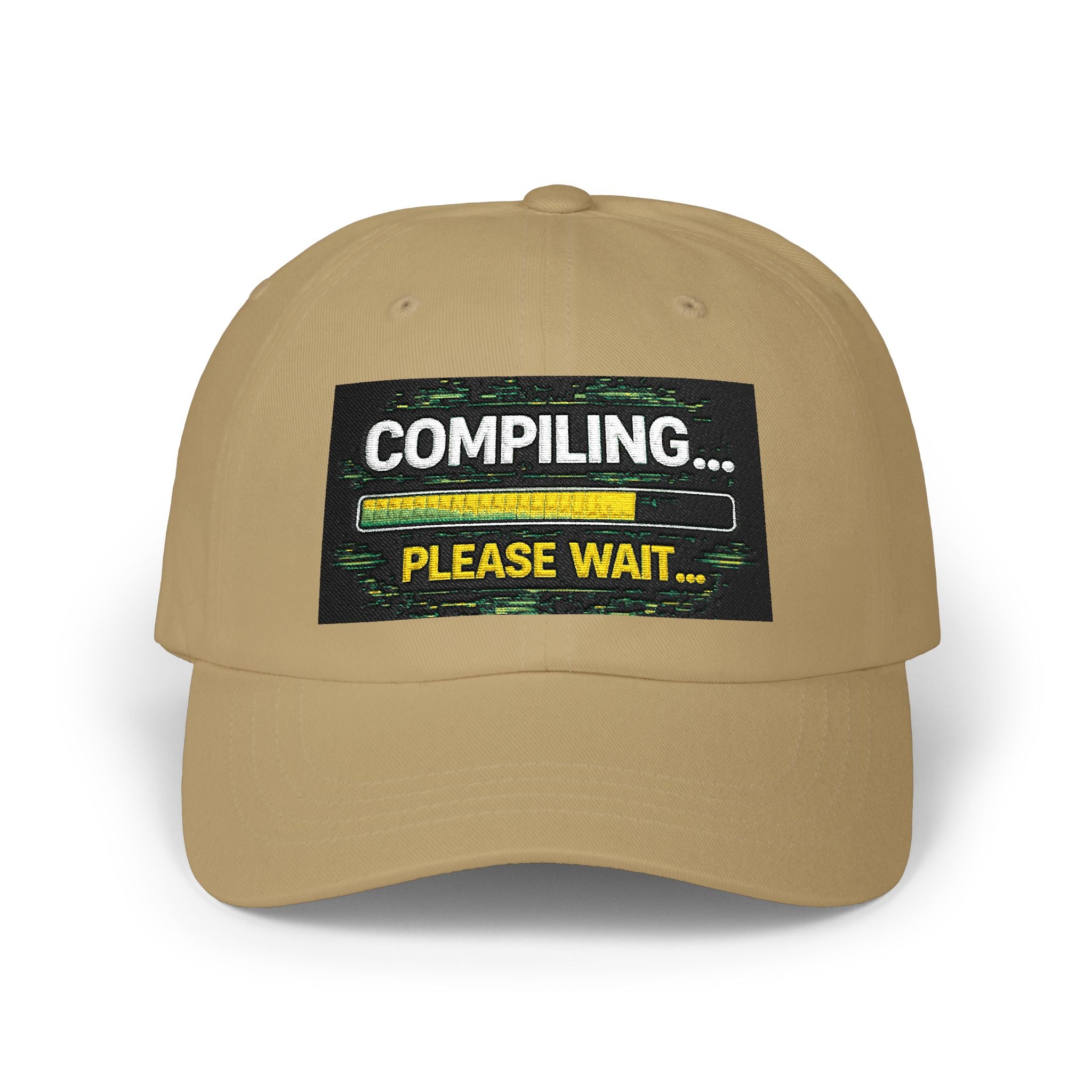 "Compiling...Please Wait" Tech Humor Funny IT Baseball Hat/Cap