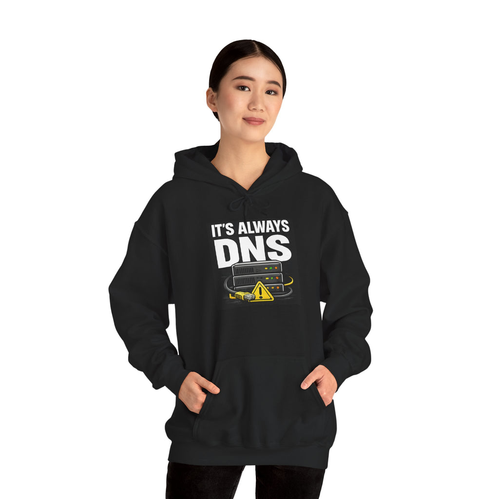 "It's Always DNS" IT Humor Unisex Heavy Blend™ Hoodie