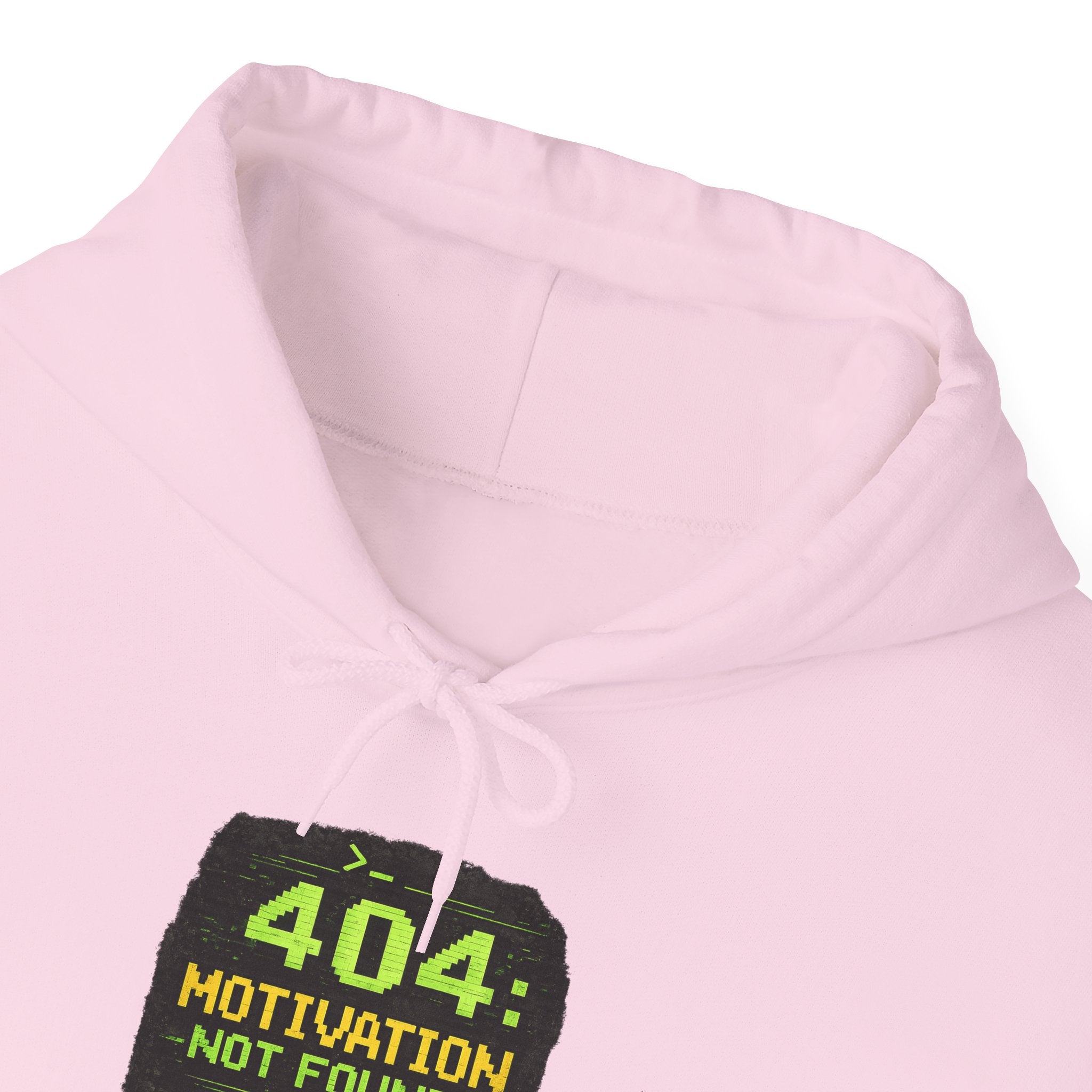 "Error 404 Motivation Not Found" IT Humor Unisex Heavy Blend™ Hoodie