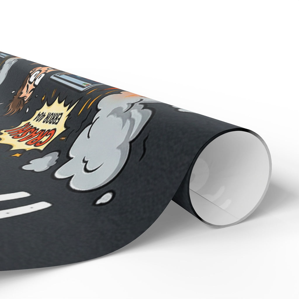 "ChatGBT Said It Would Work"  Funny IT AI Fail Design (Father's Day Gift Wrap) Tech Humor Wrapping Paper Office Gift