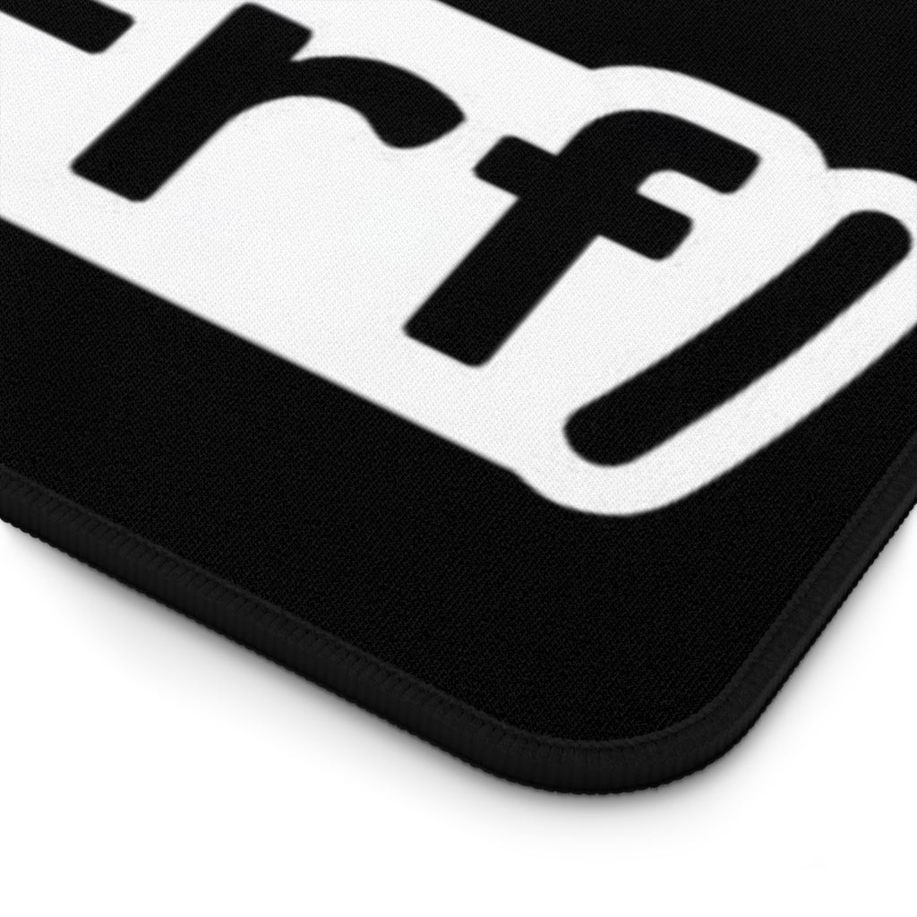 "rm -rf/ (Don't Try This)" Tech Humor Desk Mat — Funny IT Programmer Gaming Mouse Pad