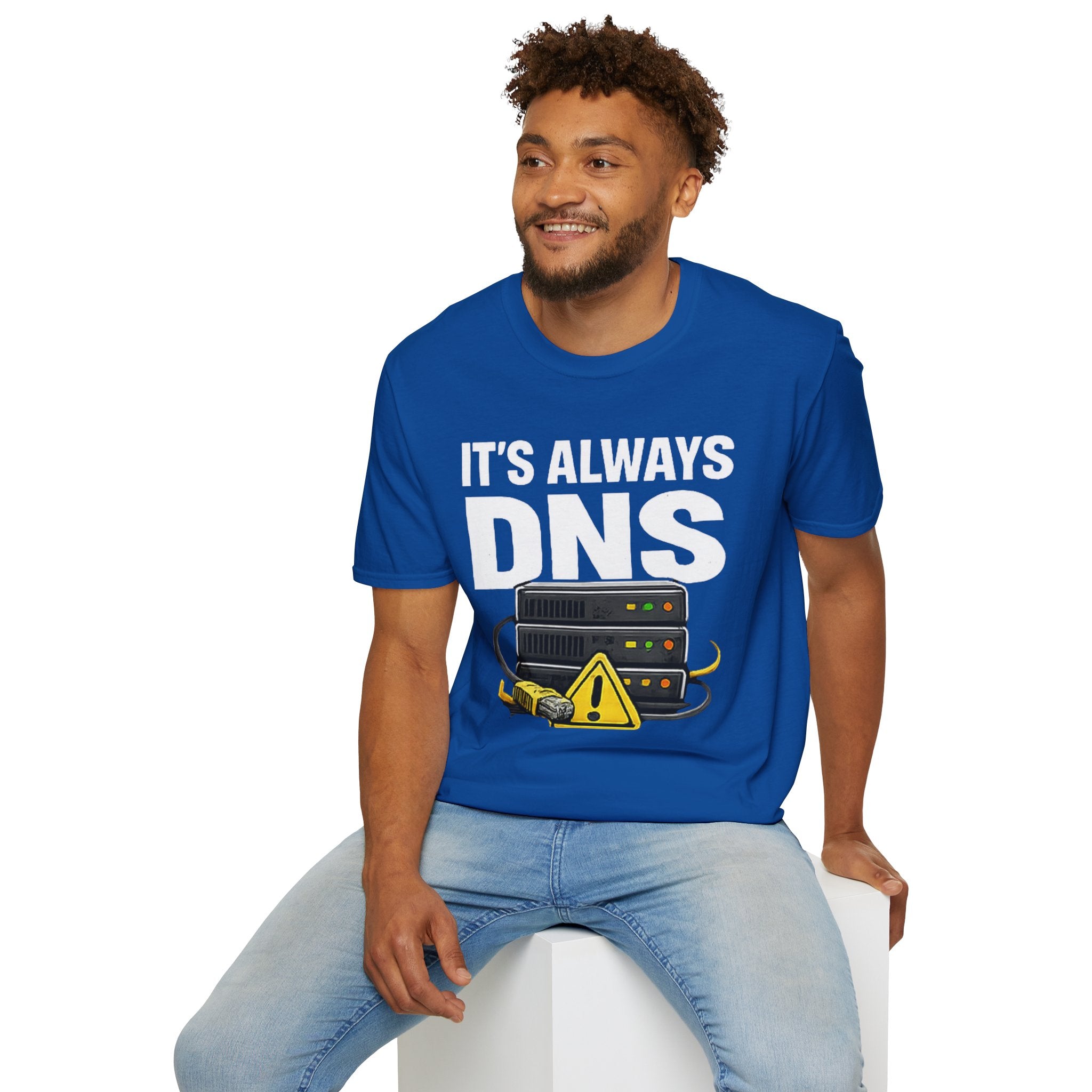 "It's Always DNS" Funny IT Tech Humor T-Shirt