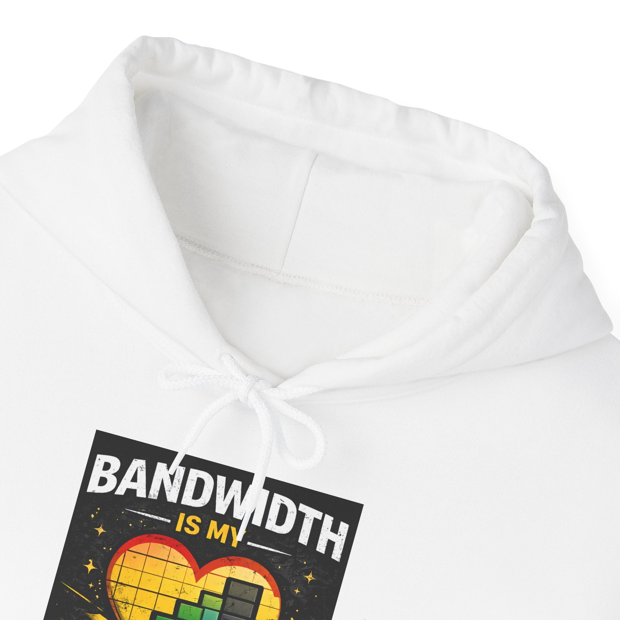 "Bandwidth is my Love Language" IT Humor Unisex Heavy Blend™ Hoodie