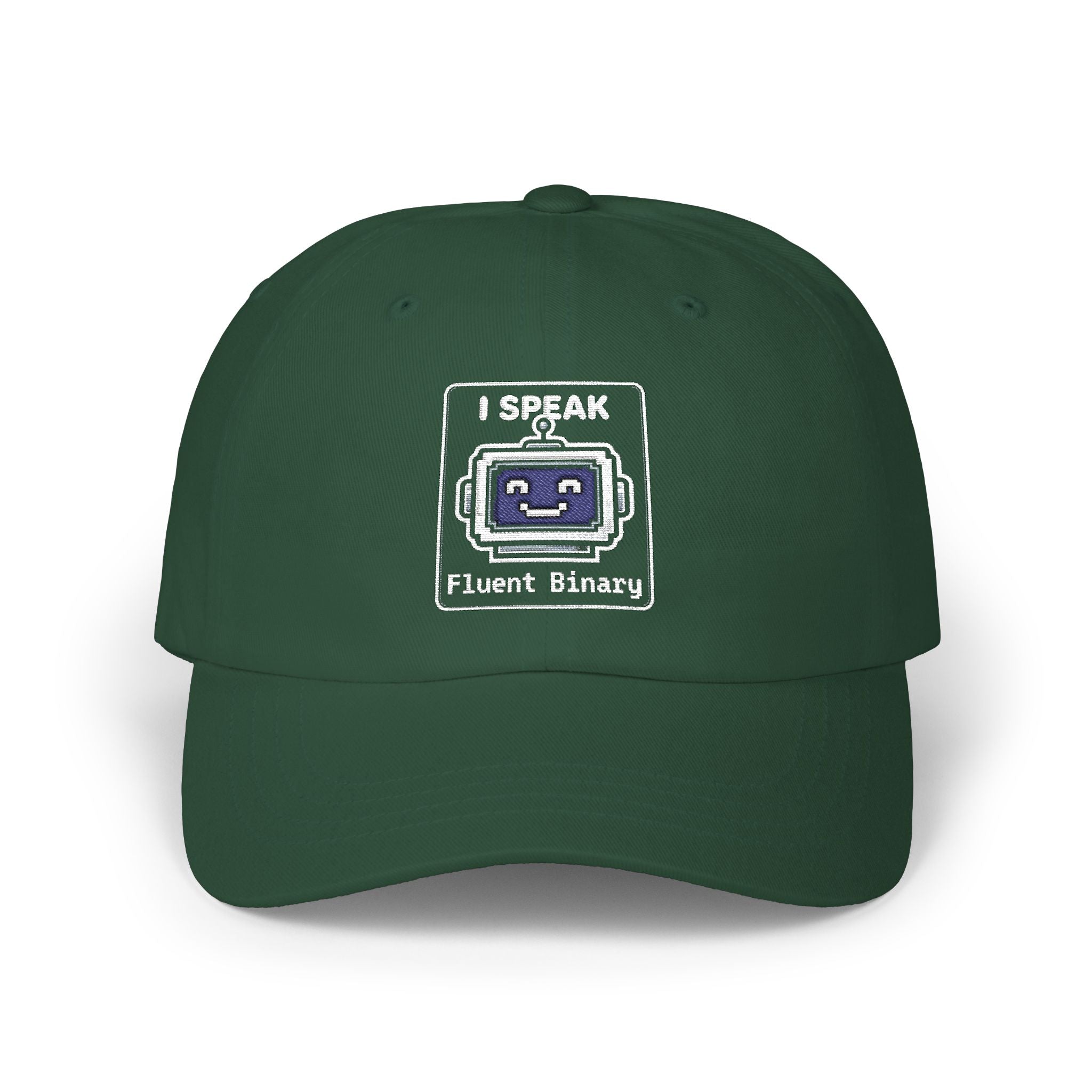 "I Speak Fluent Binary" Tech Humor Funny IT Baseball Hat/Cap