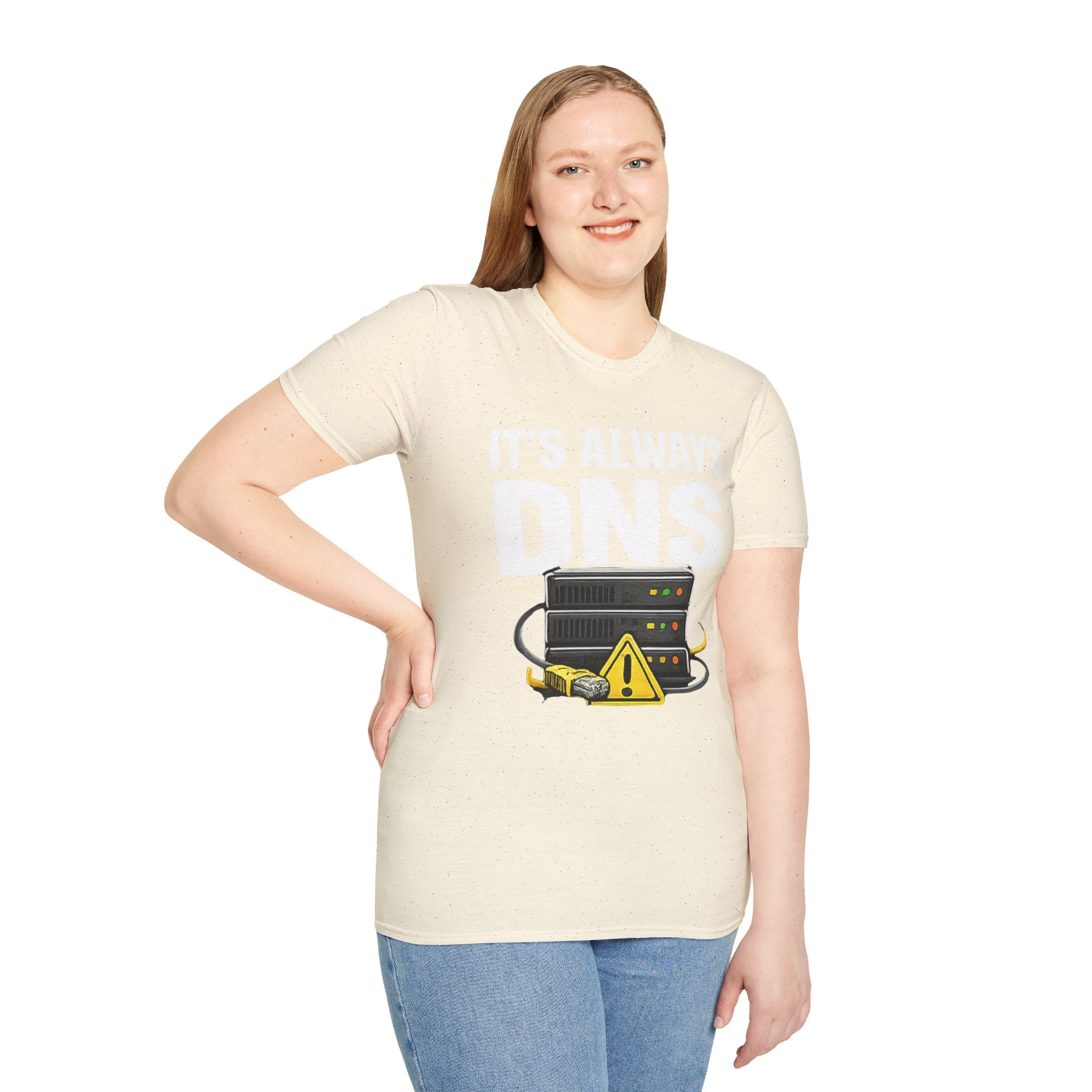 "It's Always DNS" Funny IT Tech Humor T-Shirt