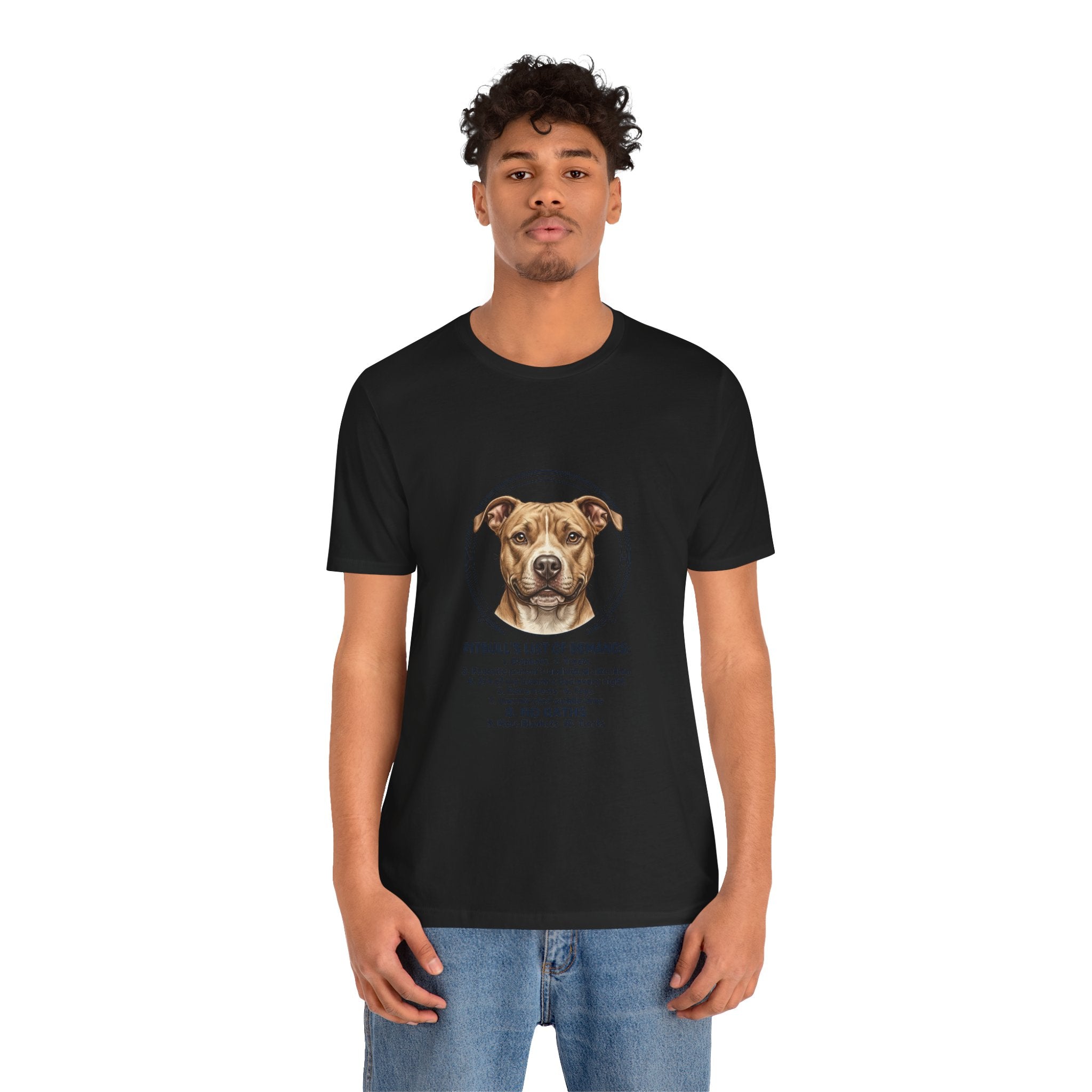 Pitbull Mom List of Demands T-Shirt | Dog Mom, Rescue Pride Tee