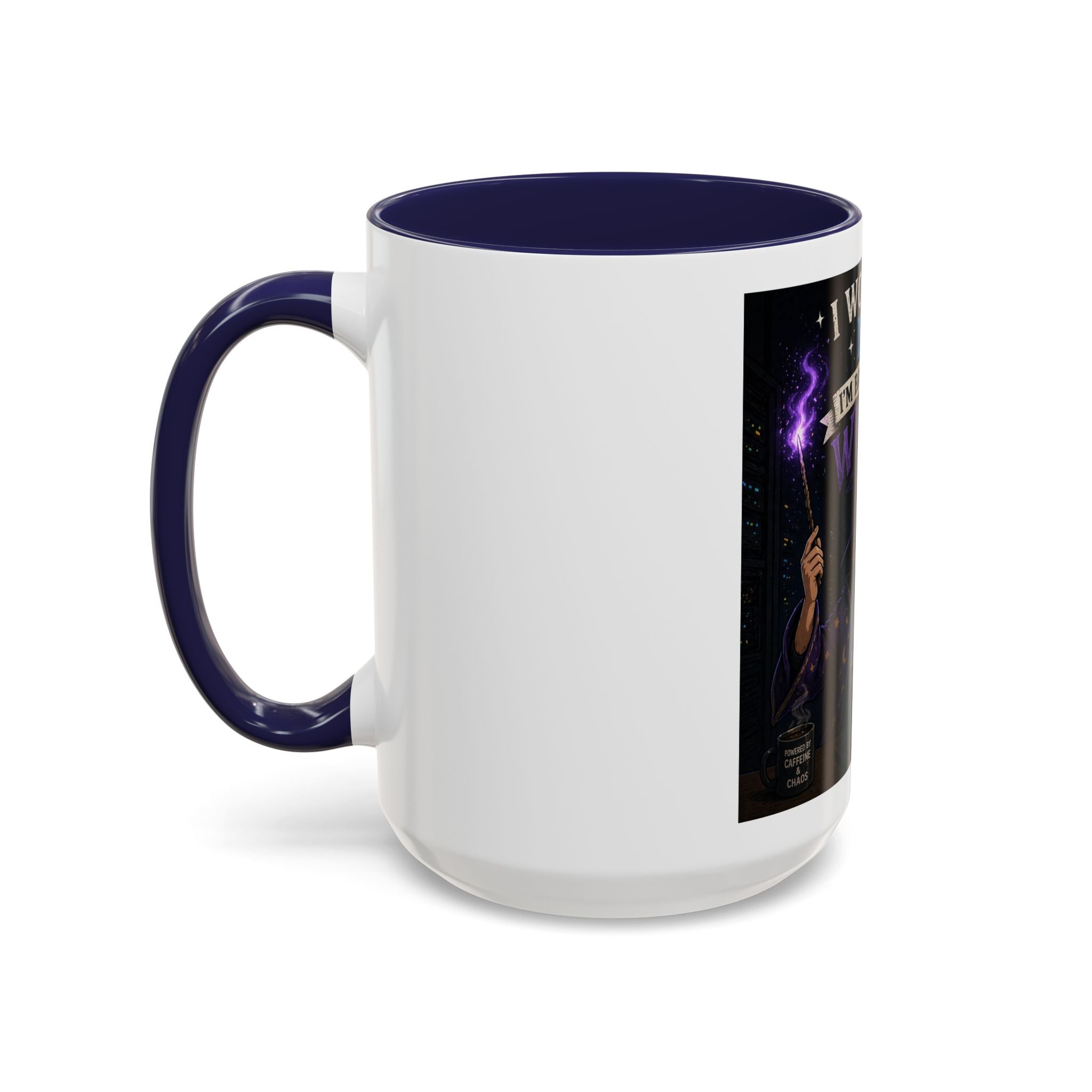 "I Work in IT... I'm Basically a Wizard" Funny IT Tech Support Humor Coffee Mug