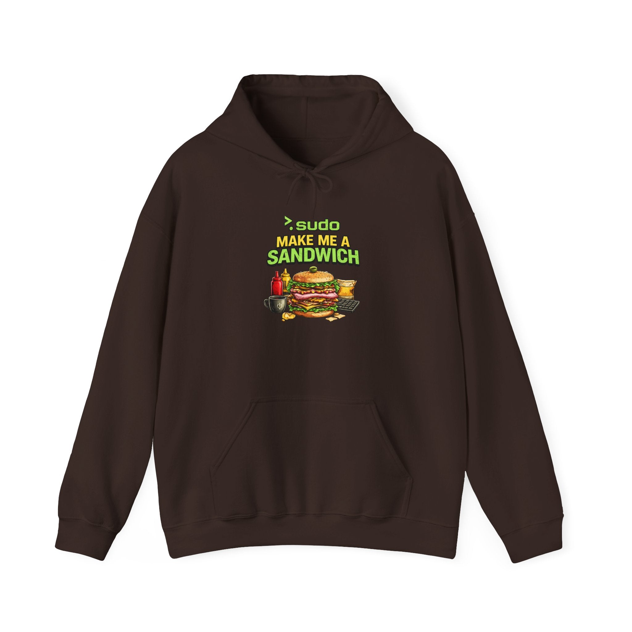 ">.Sudo Make Me A Sandwich" IT Humor Unisex Heavy Blend™ Hoodie