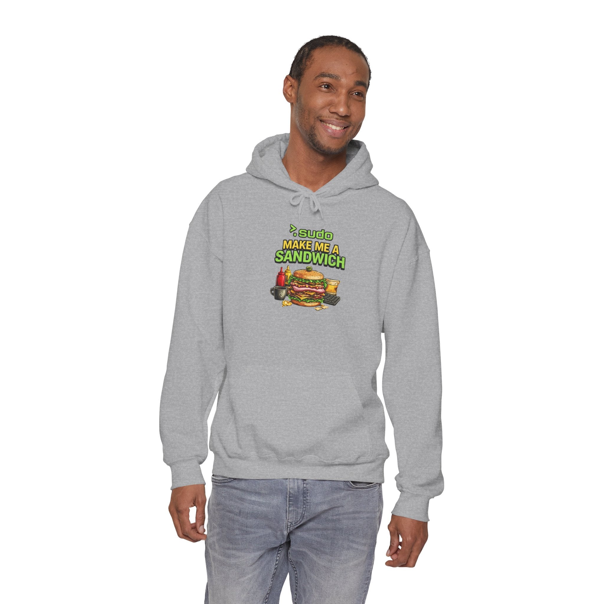 ">.Sudo Make Me A Sandwich" IT Humor Unisex Heavy Blend™ Hoodie