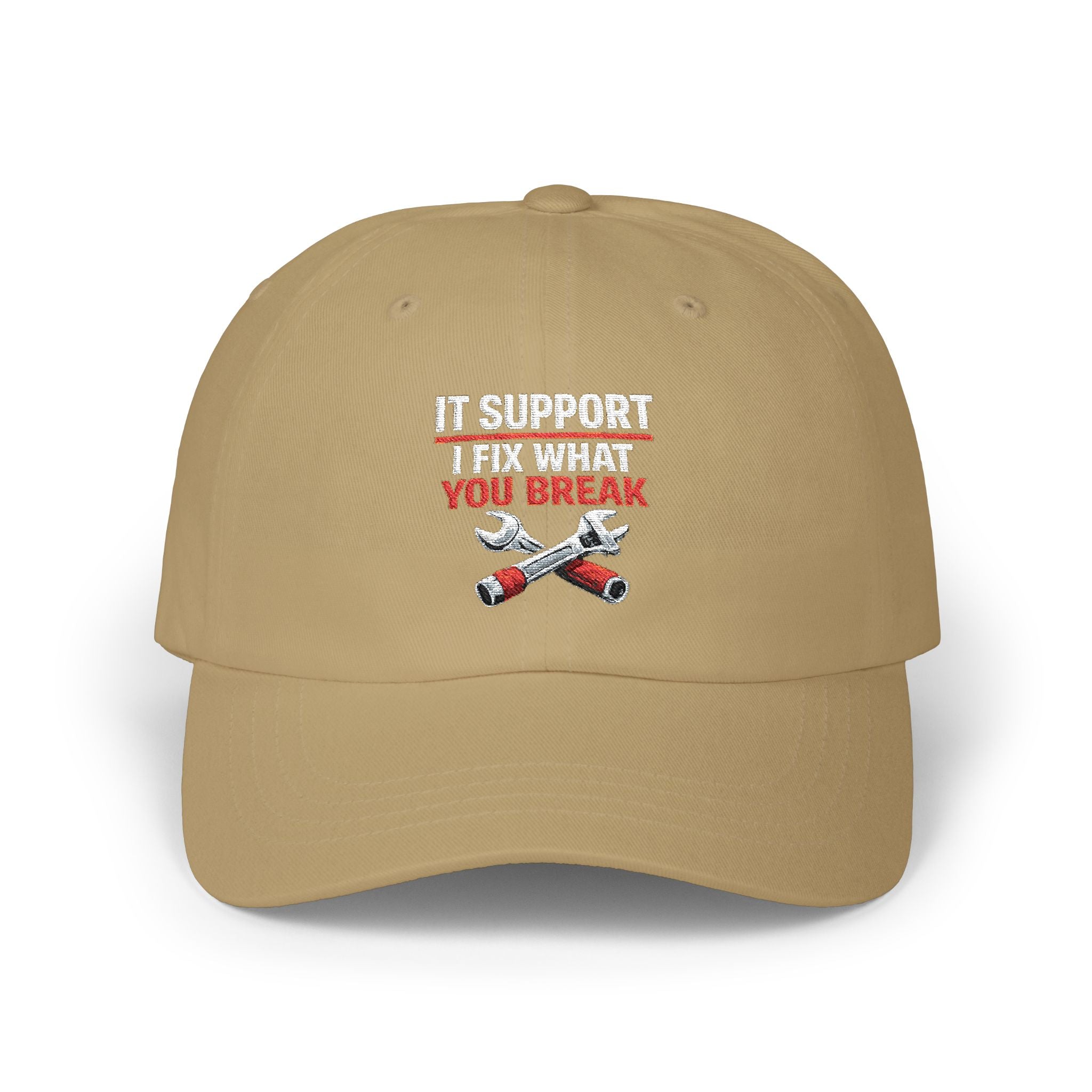 "IT Support: I Fix What You Break" Tech Humor Funny IT Baseball Hat/Cap