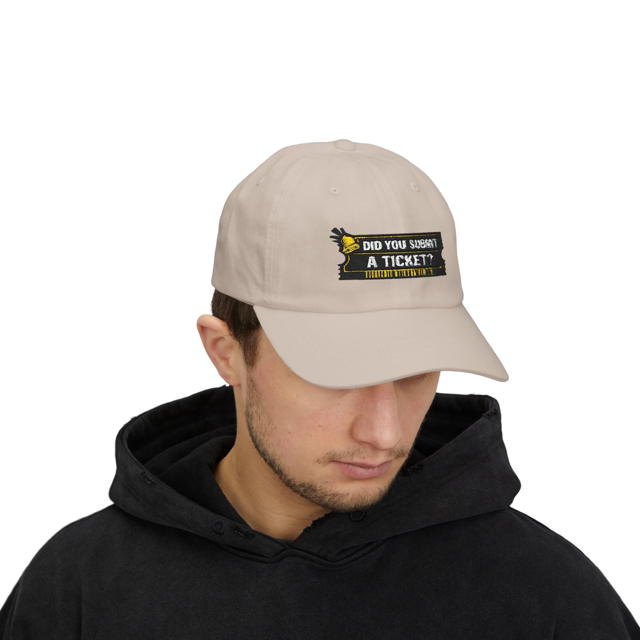 "Did You Submit a Ticket?" Tech Humor Funny IT Baseball Hat/Cap