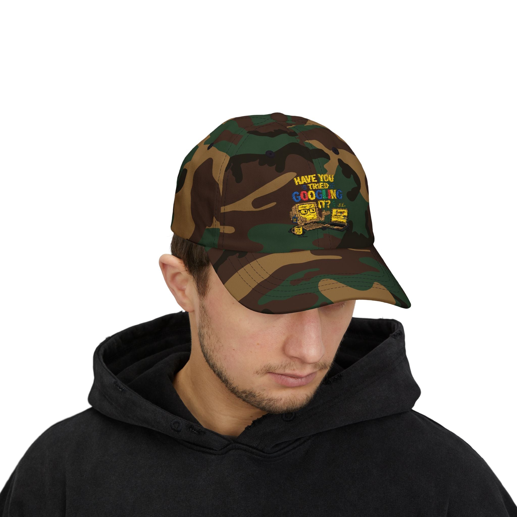 "Have You Tried Googling It?" Embroidered Casual Baseball Hat