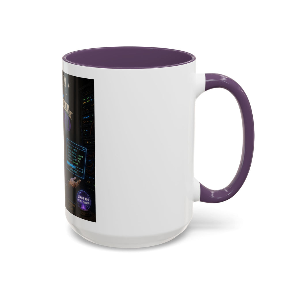 "I Work in IT... I'm Basically a Wizard" Funny IT Tech Support Humor Coffee Mug