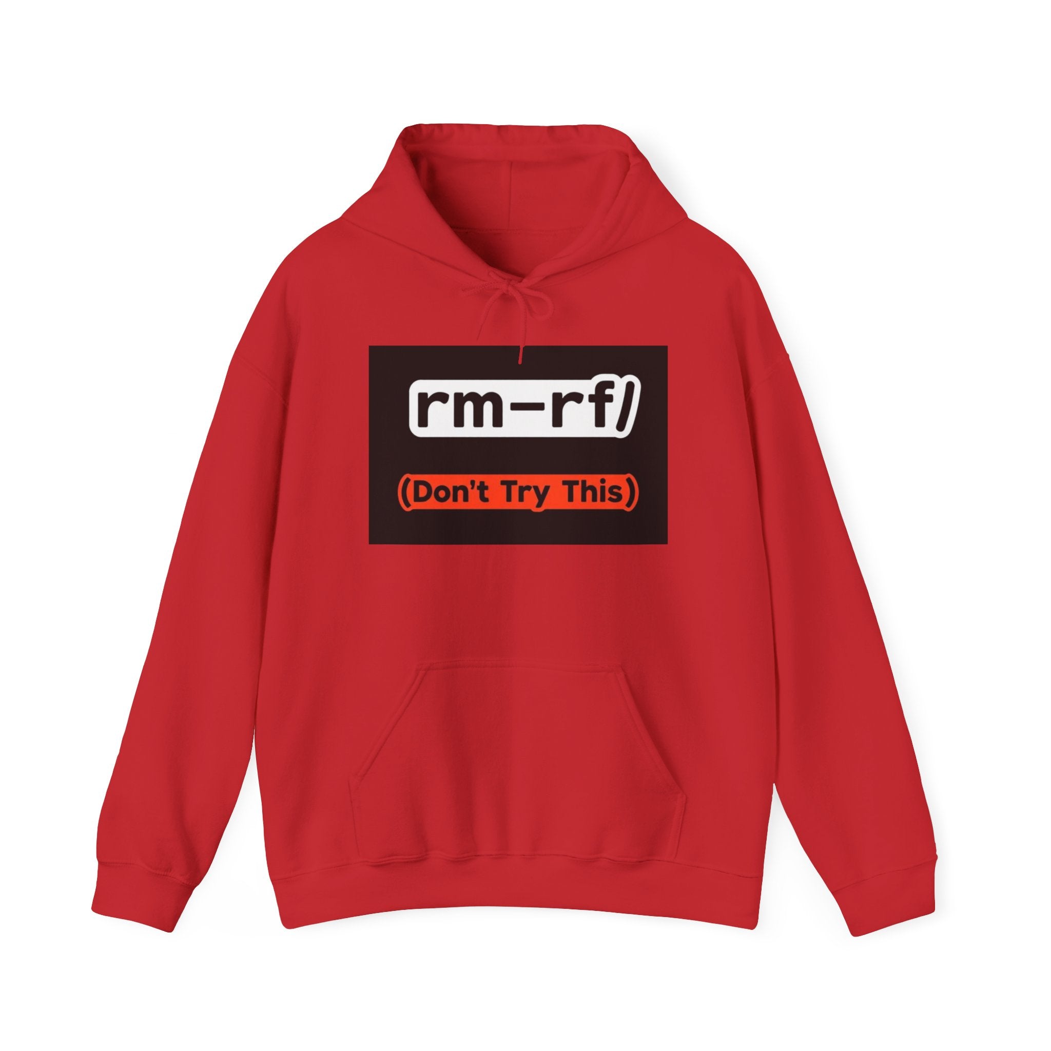 "rm–rf/ (Don't Try This)" — Funny Linux/Devops Command Hoodie
