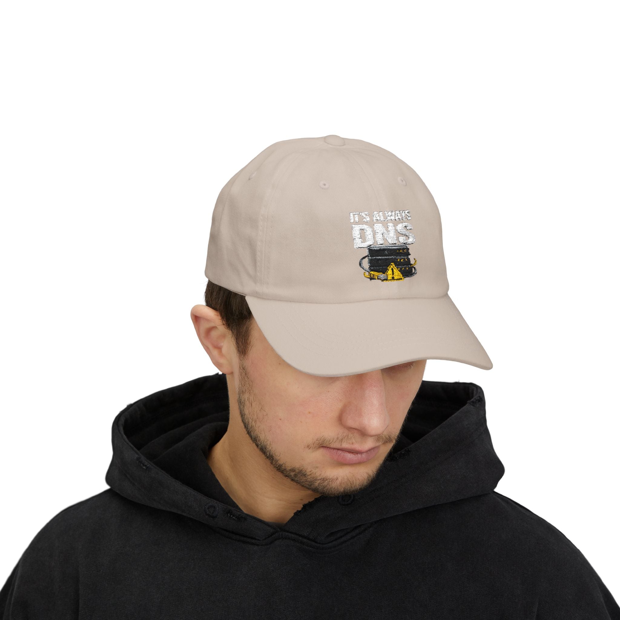 "It's Always DNS" Tech Humor Funny IT Baseball Hat/Cap