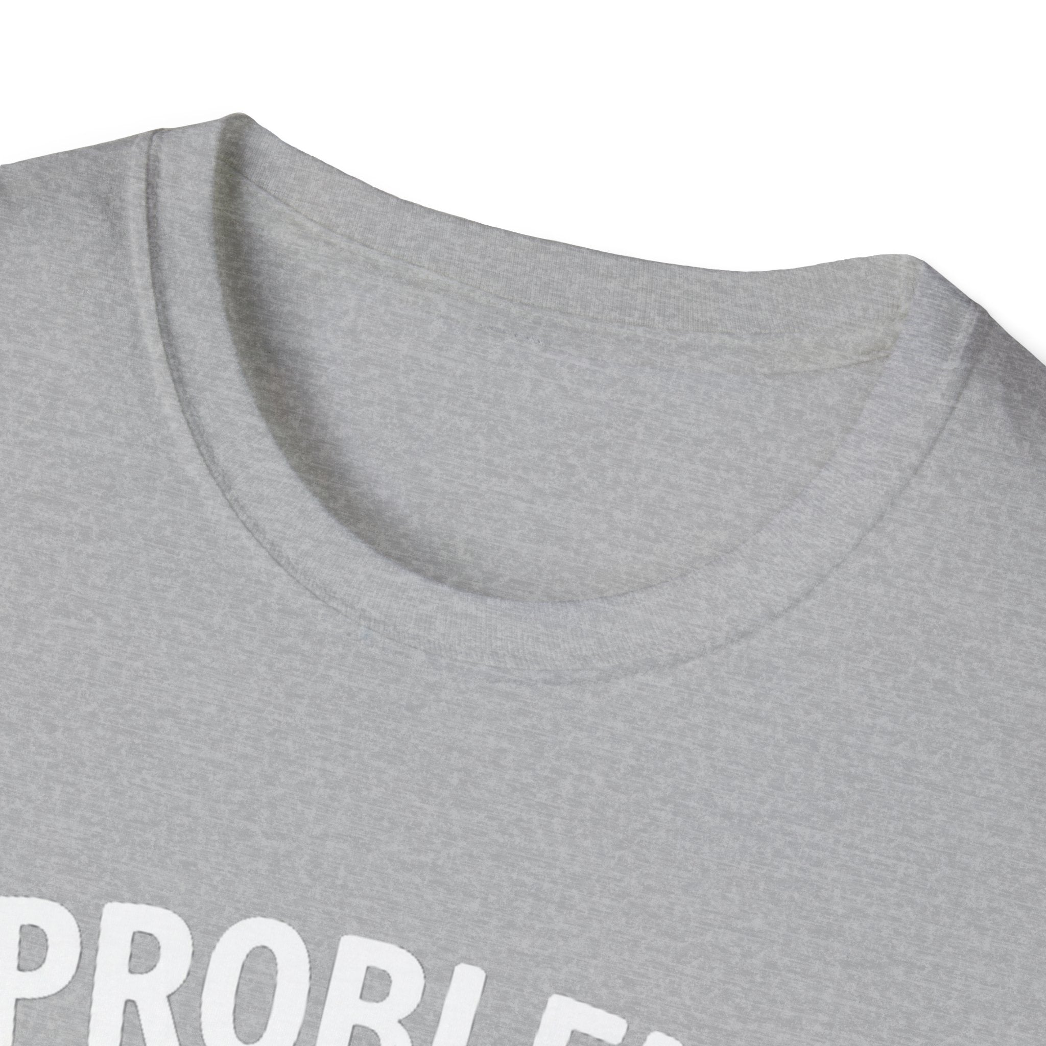 "Problem Exists Between Chair & Keyboard" Funny IT T-Shirt — Tech Coder Humor Graphic Tee