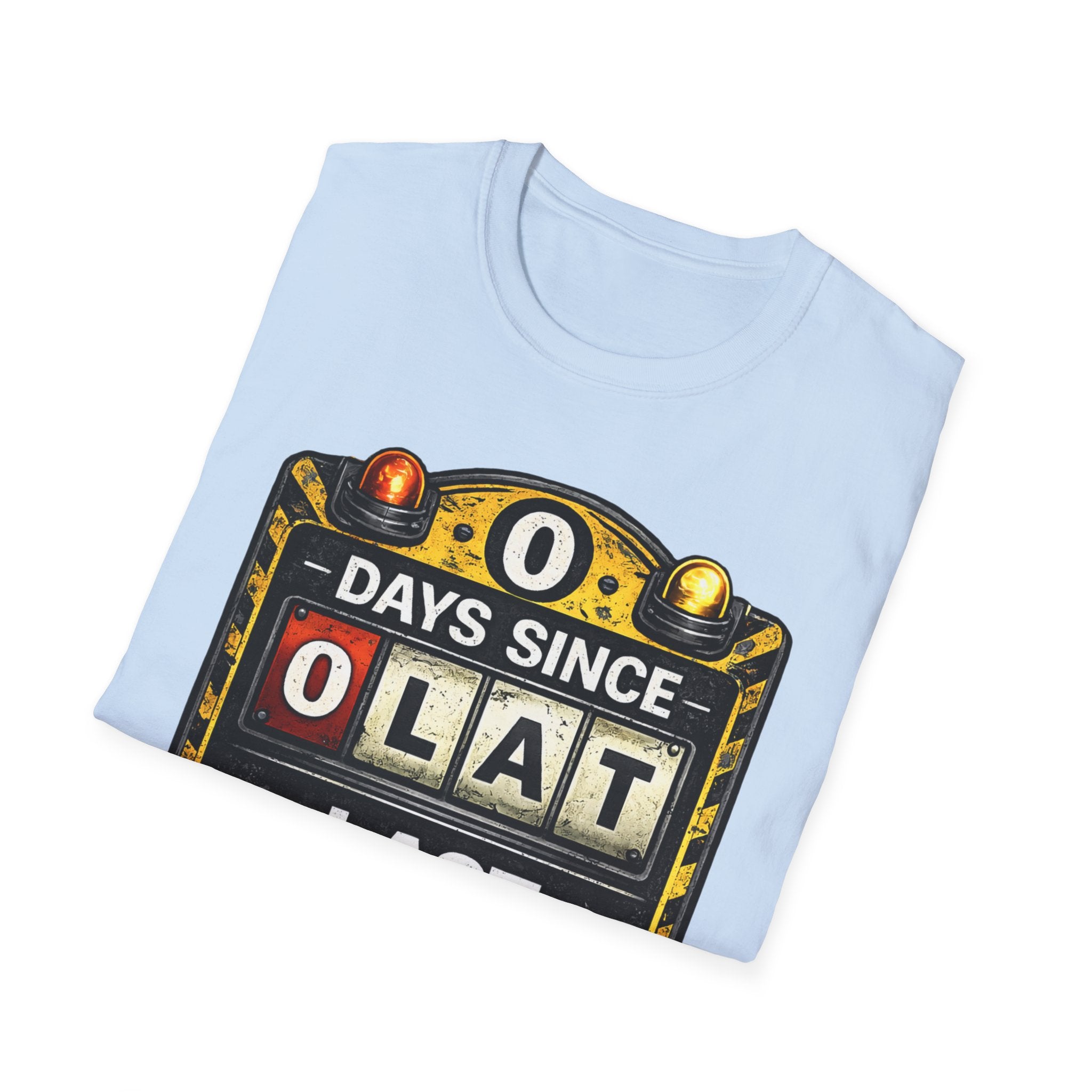 "0 Days Since Last IT Incident" Funny IT Tech Humor T-Shirt