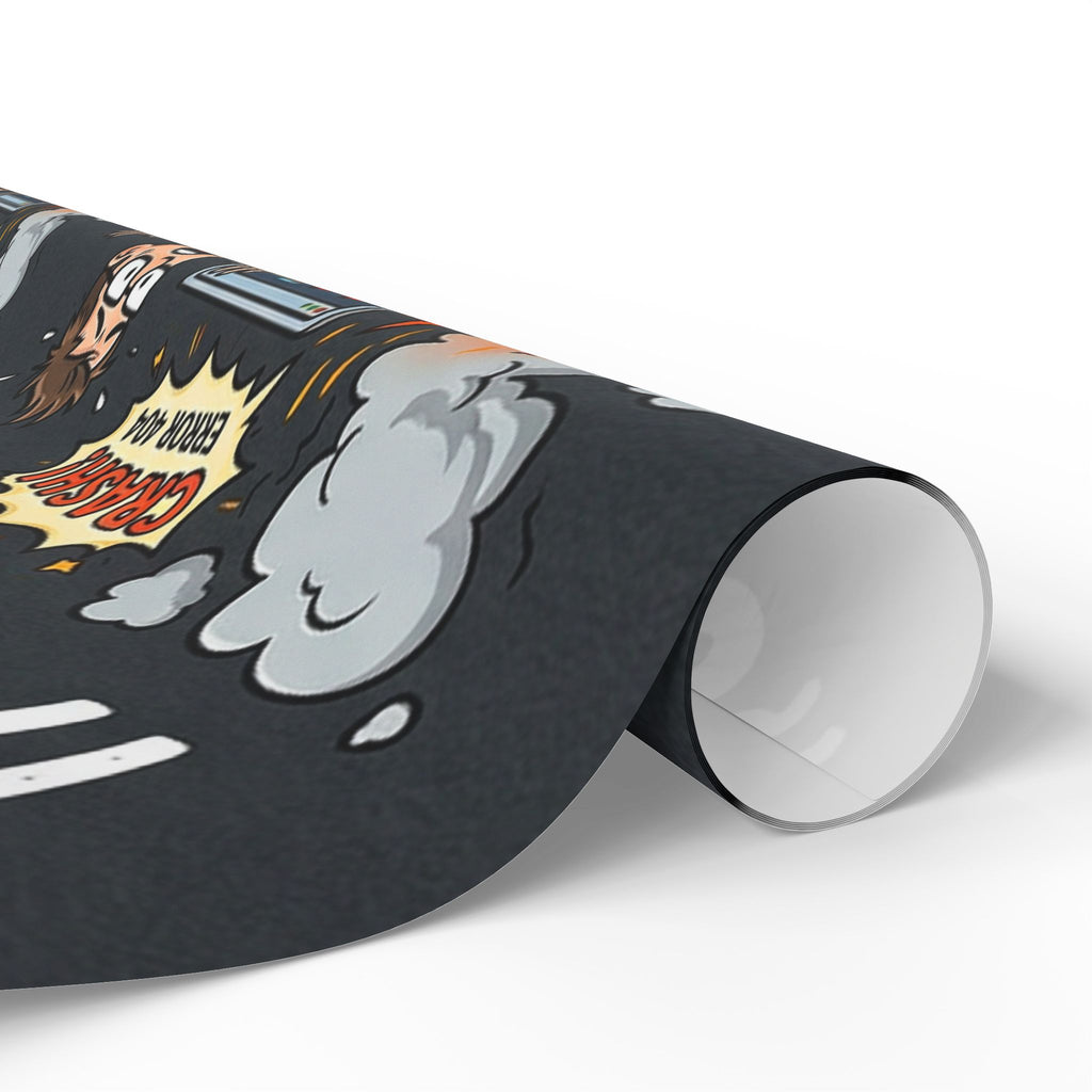 "ChatGBT Said It Would Work"  Funny IT AI Fail Design (Father's Day Gift Wrap) Tech Humor Wrapping Paper Office Gift