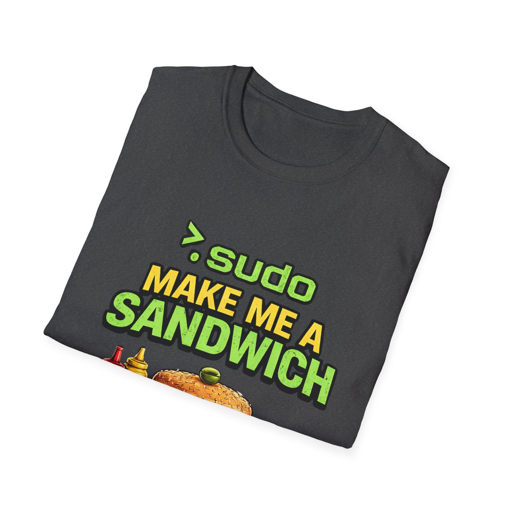 ">. Sudo Make Me a Sandwich" Funny IT T-Shirt — Programmer Tech Humor Tee