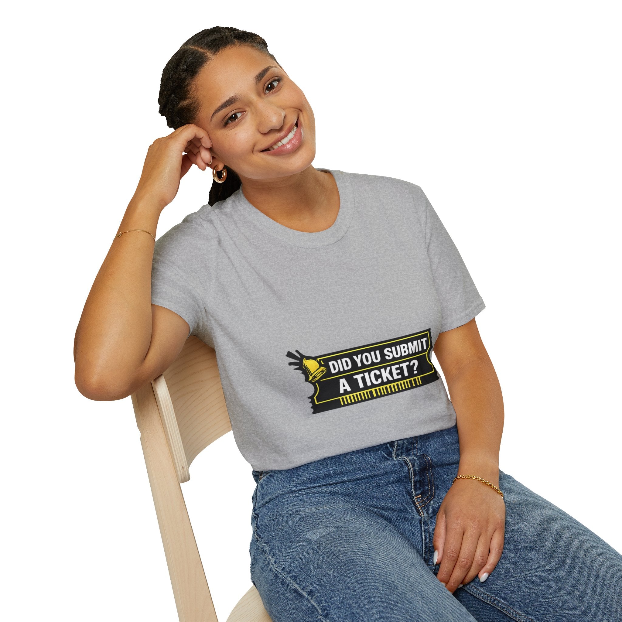 "Did You Submit a Ticket?" Funny IT T-Shirt - IT Support Helpdesk Tech Humor Tee