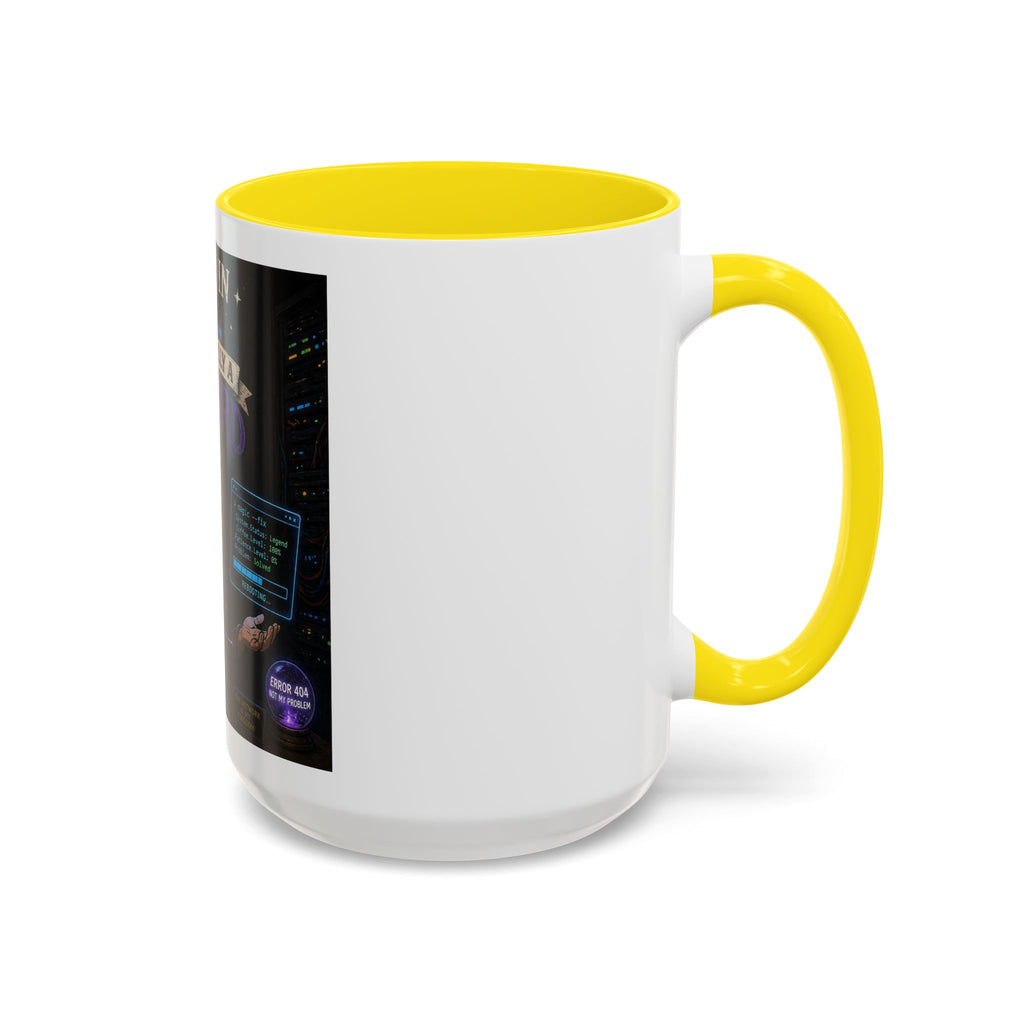 "I Work in IT... I'm Basically a Wizard" Funny IT Tech Support Humor Coffee Mug