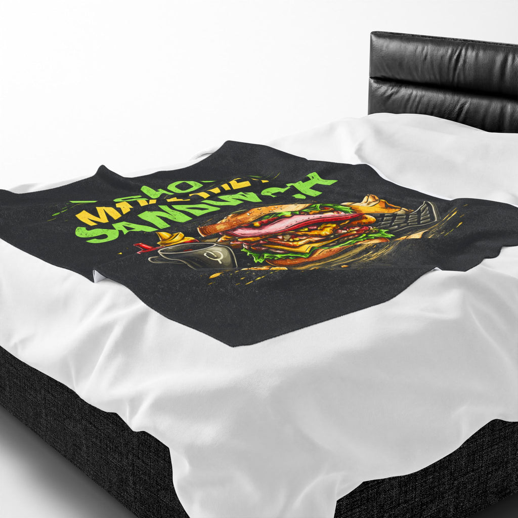 ">. Sudo Make Me a Sandwich" IT Humor Funny IT Velveteen Plush Blanket
