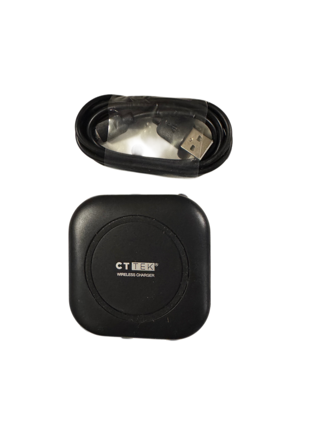 Share CT TEK Wireless Phone Charger BEBQ020 Qi Fast Charging Pad Black NEW