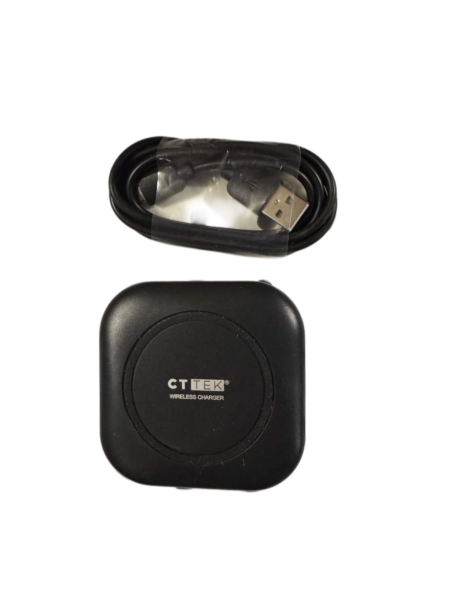 Share CT TEK Wireless Phone Charger BEBQ020 Qi Fast Charging Pad Black NEW