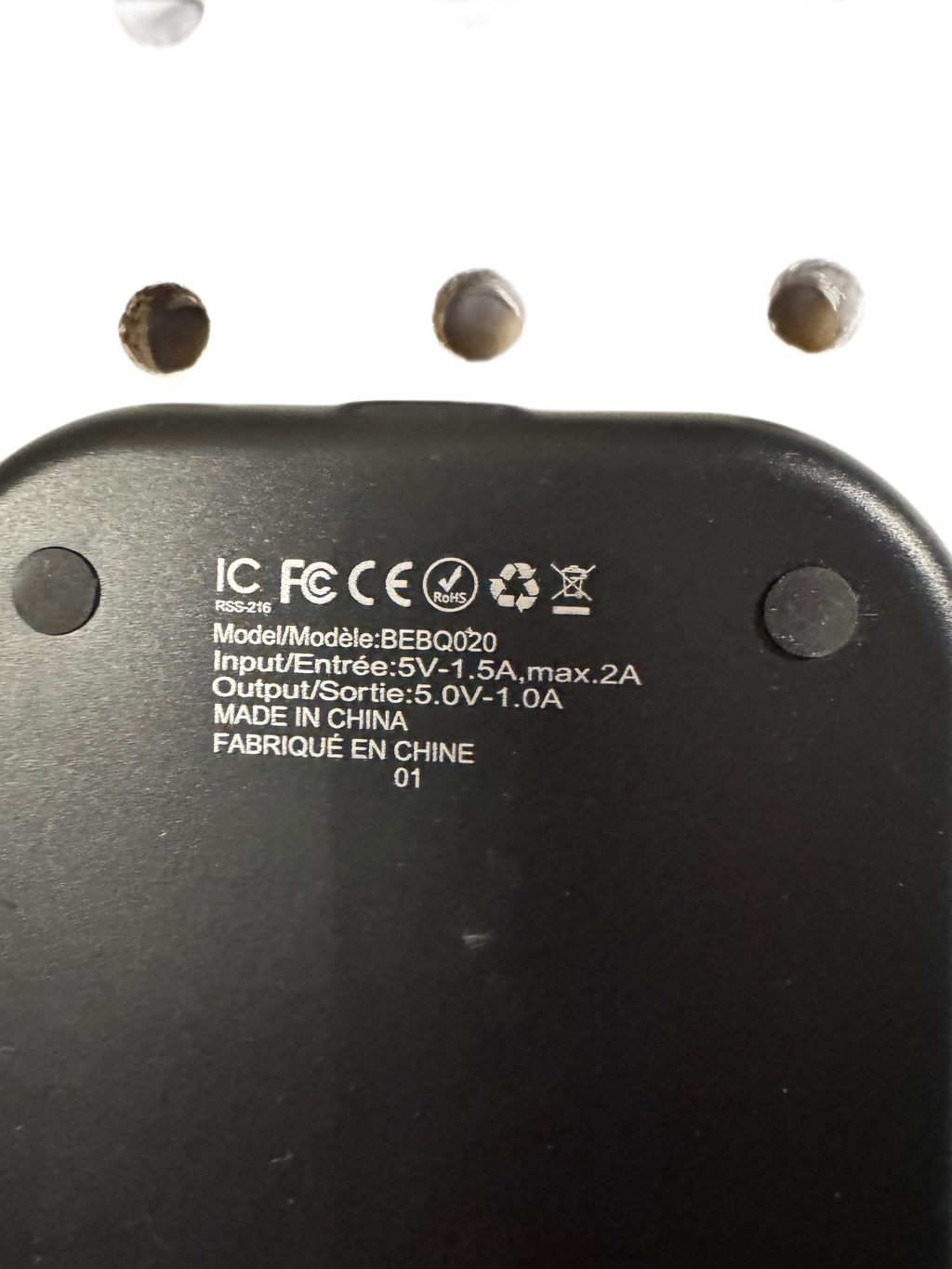 Share CT TEK Wireless Phone Charger BEBQ020 Qi Fast Charging Pad Black NEW
