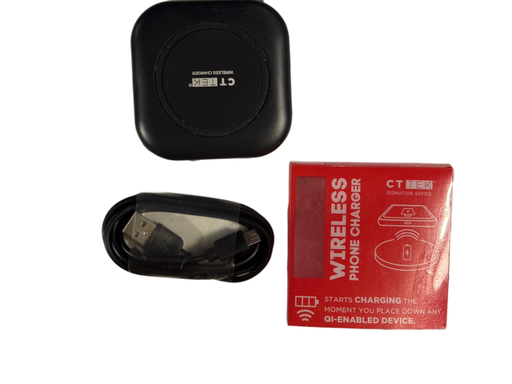 Share CT TEK Wireless Phone Charger BEBQ020 Qi Fast Charging Pad Black NEW